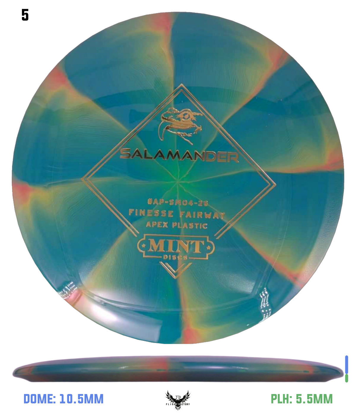 Mint Discs Apex Swirl Salamander