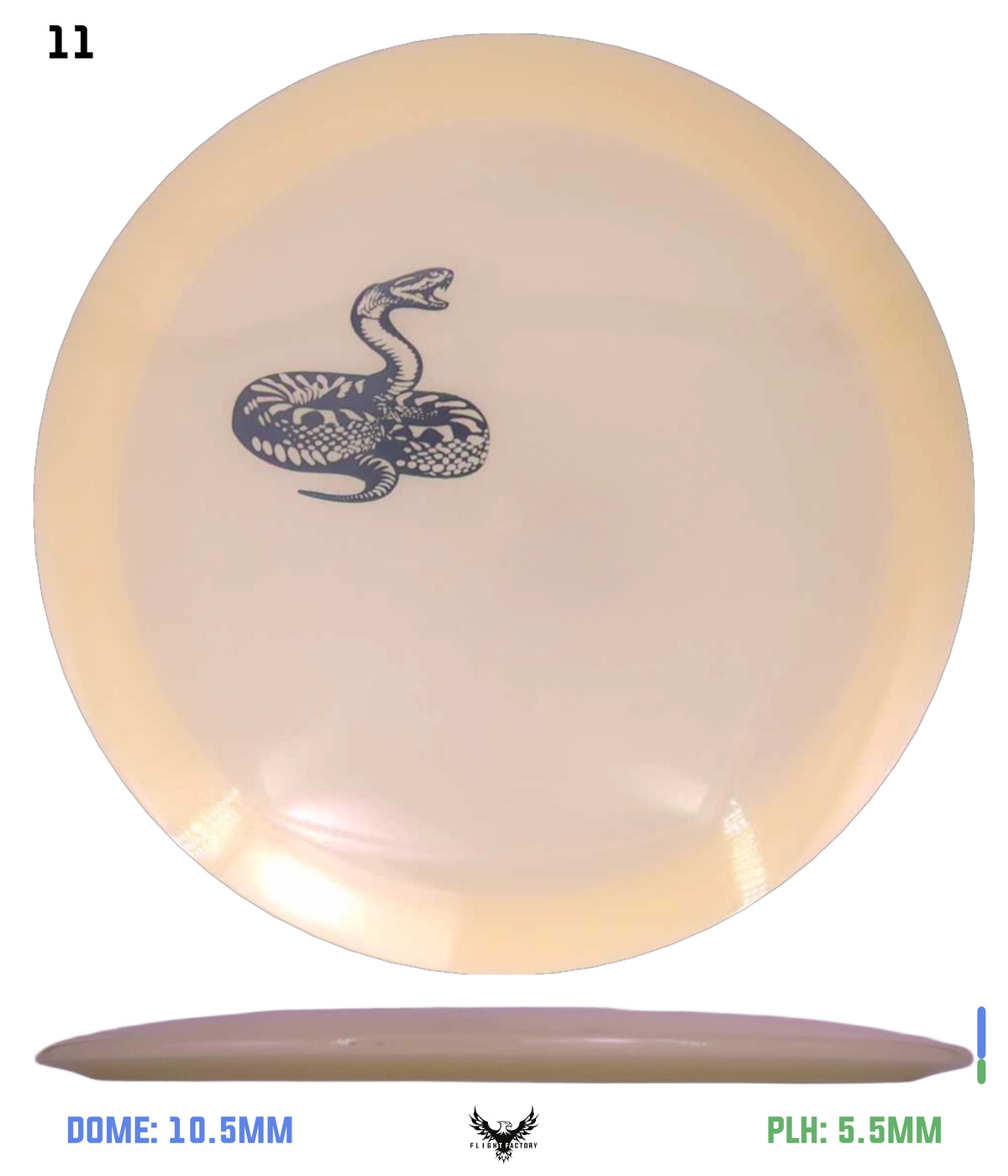 Mint Discs Nocturnal Diamondback - Mini Stamp