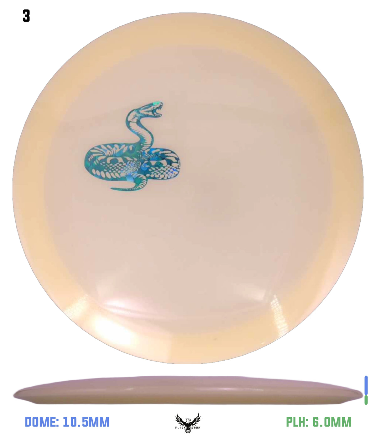 Mint Discs Nocturnal Diamondback - Mini Stamp