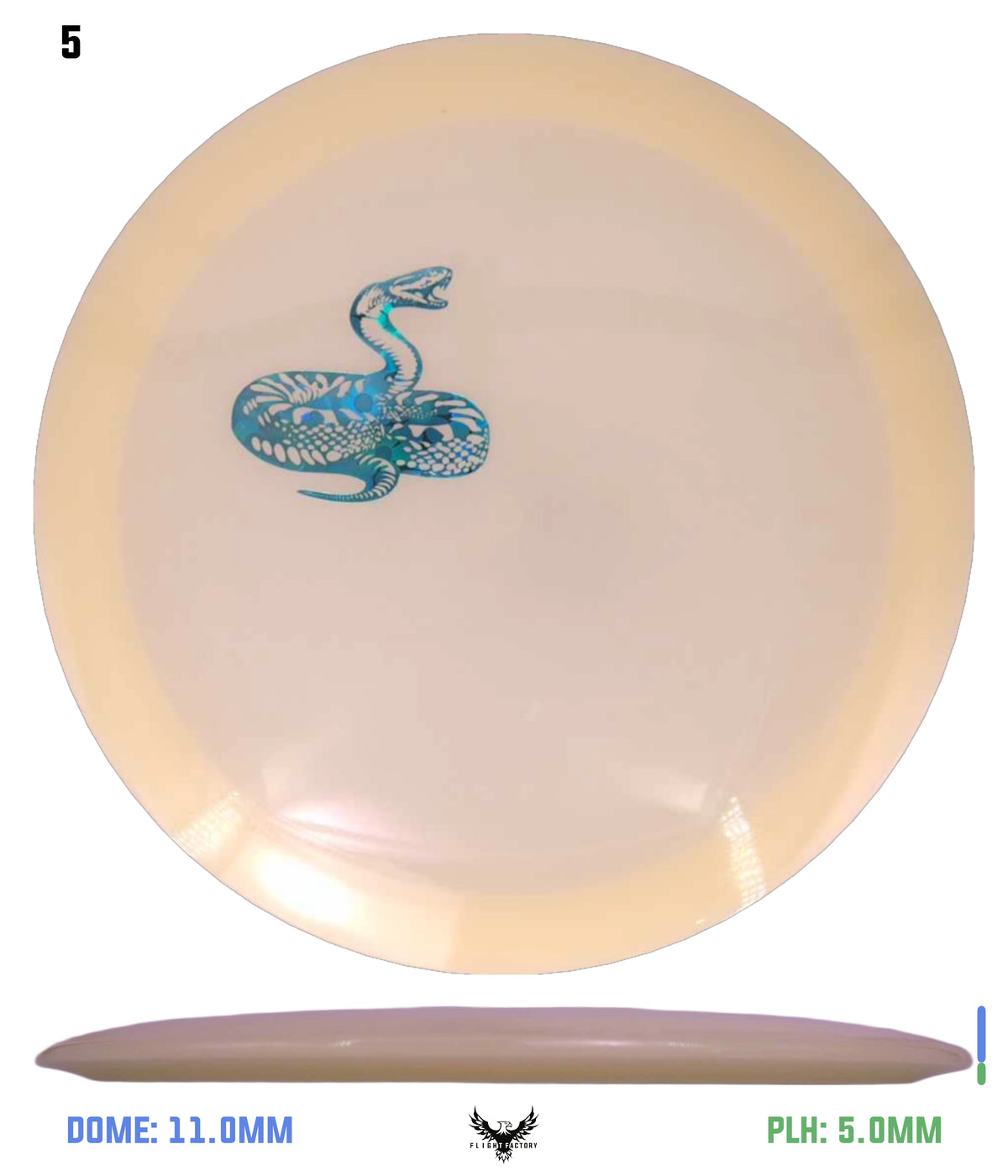 Mint Discs Nocturnal Diamondback - Mini Stamp