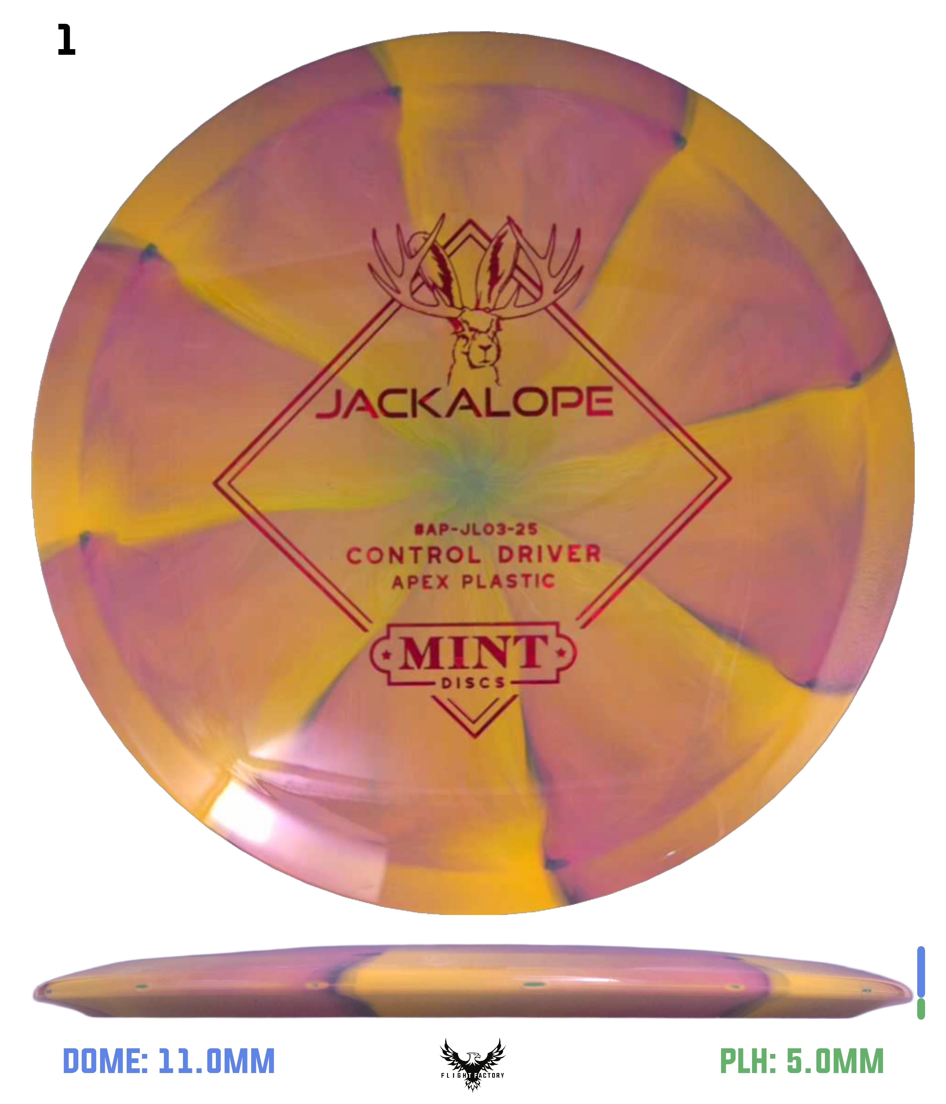 Mint Discs Apex Swirl Jackalope - Flight Factory Discs