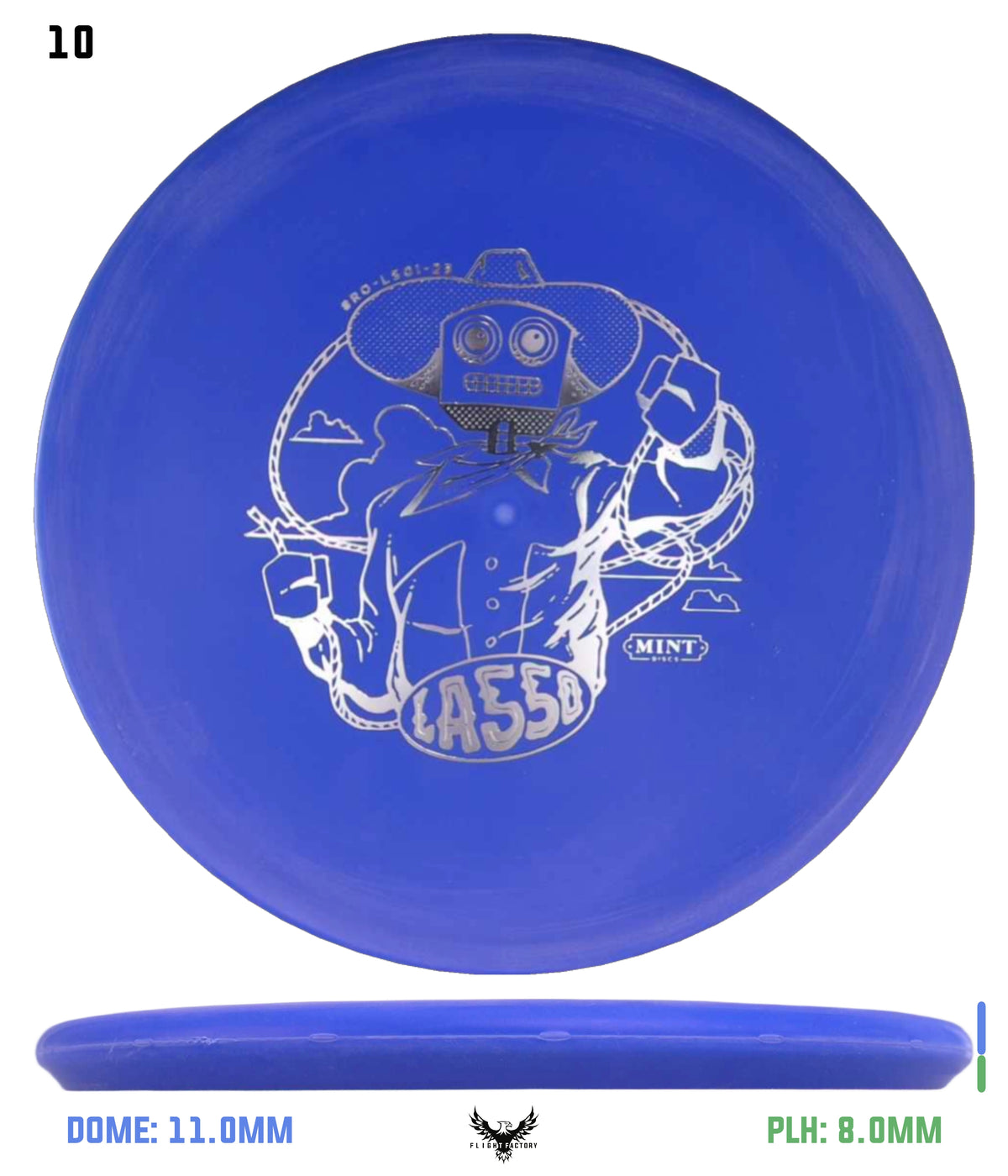 Mint Discs Royal Soft Lasso - Robot Cowboy by Brad Bond