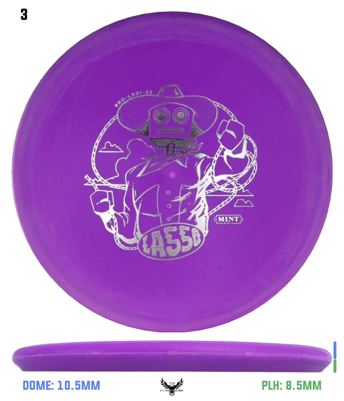 Mint Discs Royal Soft Lasso - Robot Cowboy by Brad Bond