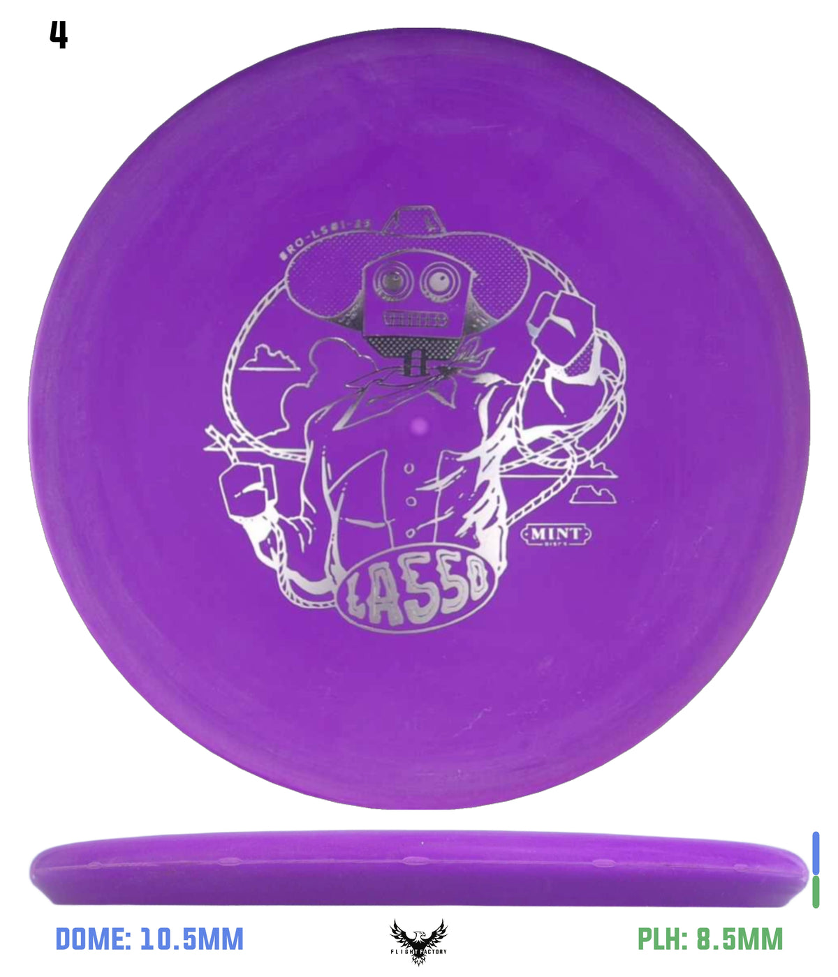 Mint Discs Royal Soft Lasso - Robot Cowboy by Brad Bond