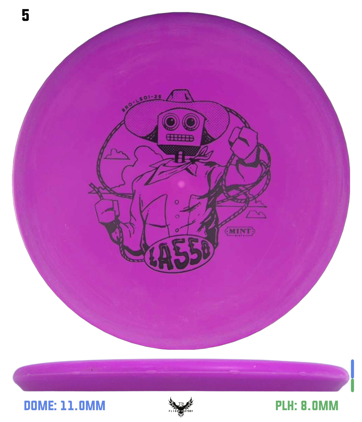 Mint Discs Royal Soft Lasso - Robot Cowboy by Brad Bond