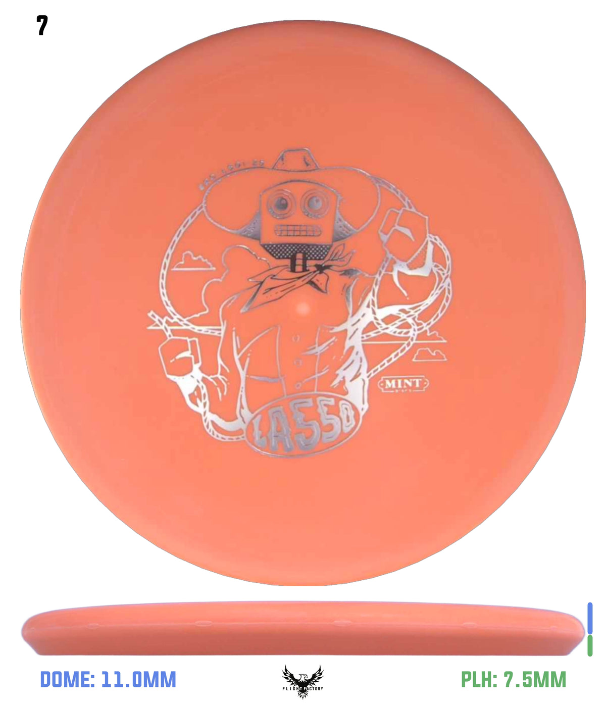 Mint Discs Royal Soft Lasso - Robot Cowboy by Brad Bond