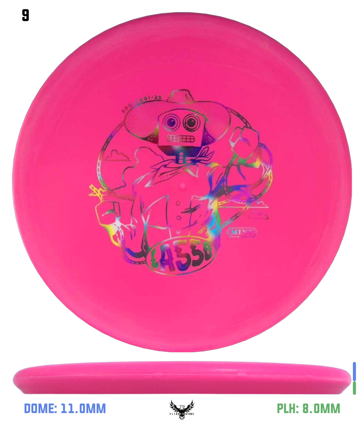 Mint Discs Royal Soft Lasso - Robot Cowboy by Brad Bond