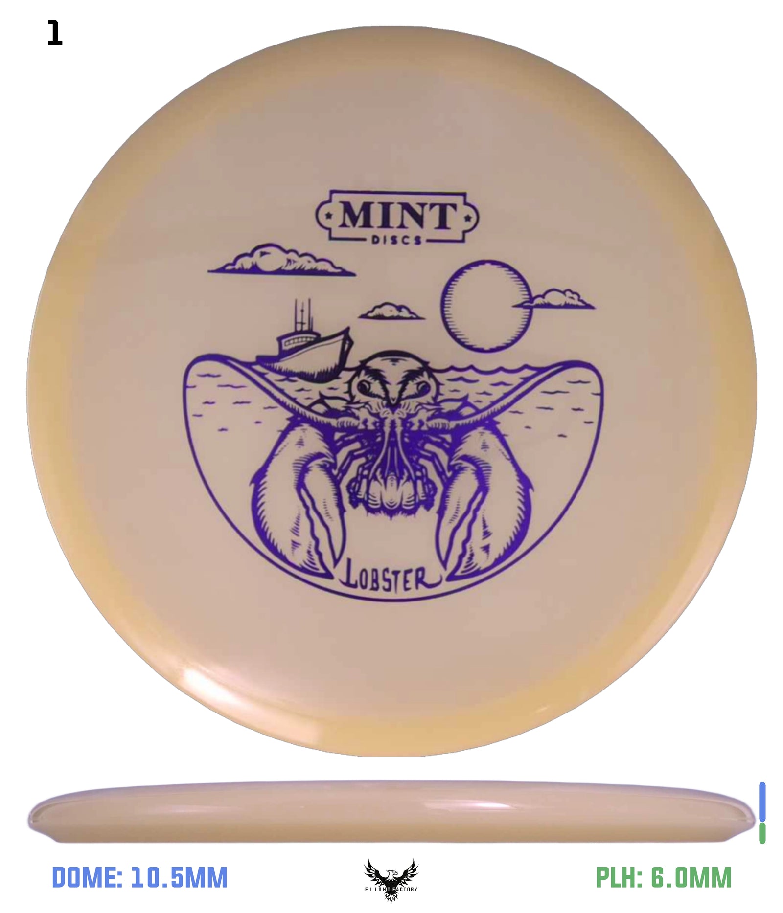 Mint Discs Nocturnal Lobster - Landscape