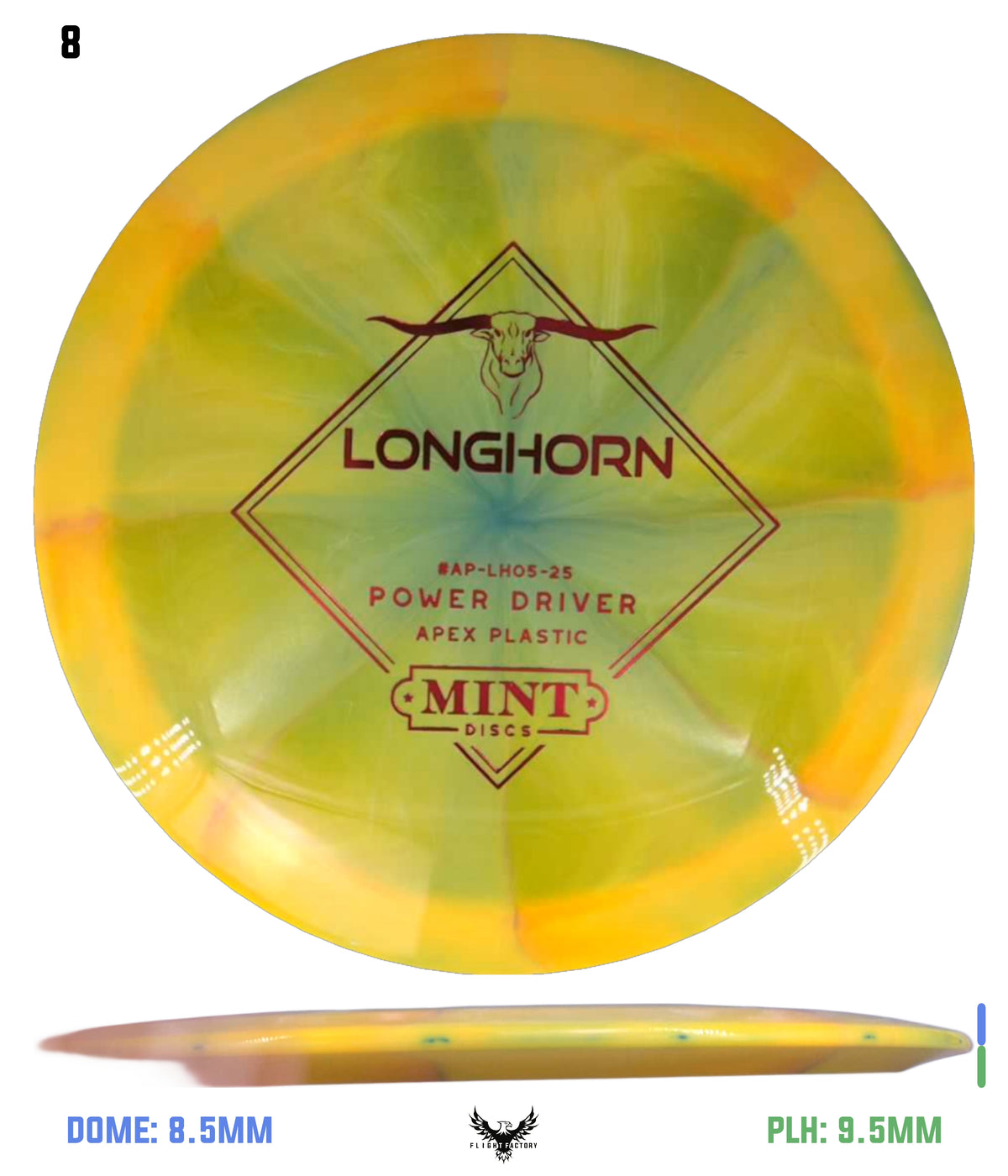 Mint Discs Apex Swirl Longhorn