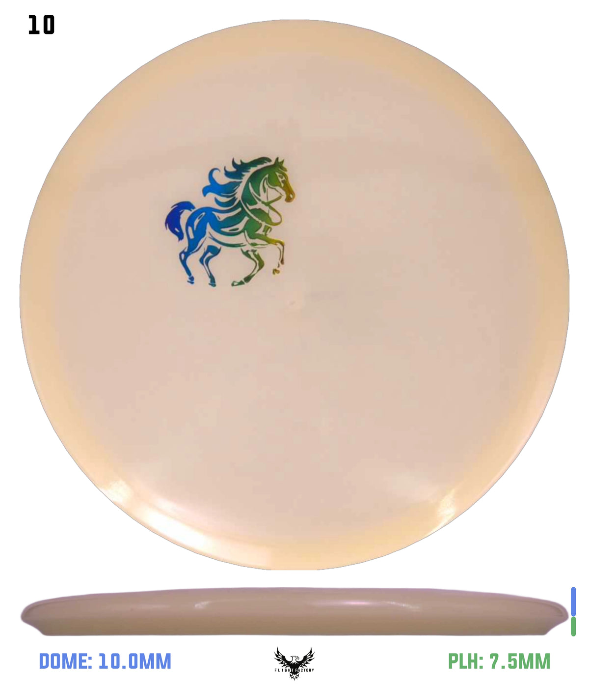 Mint Discs Nocturnal Mustang - Mini Stamp