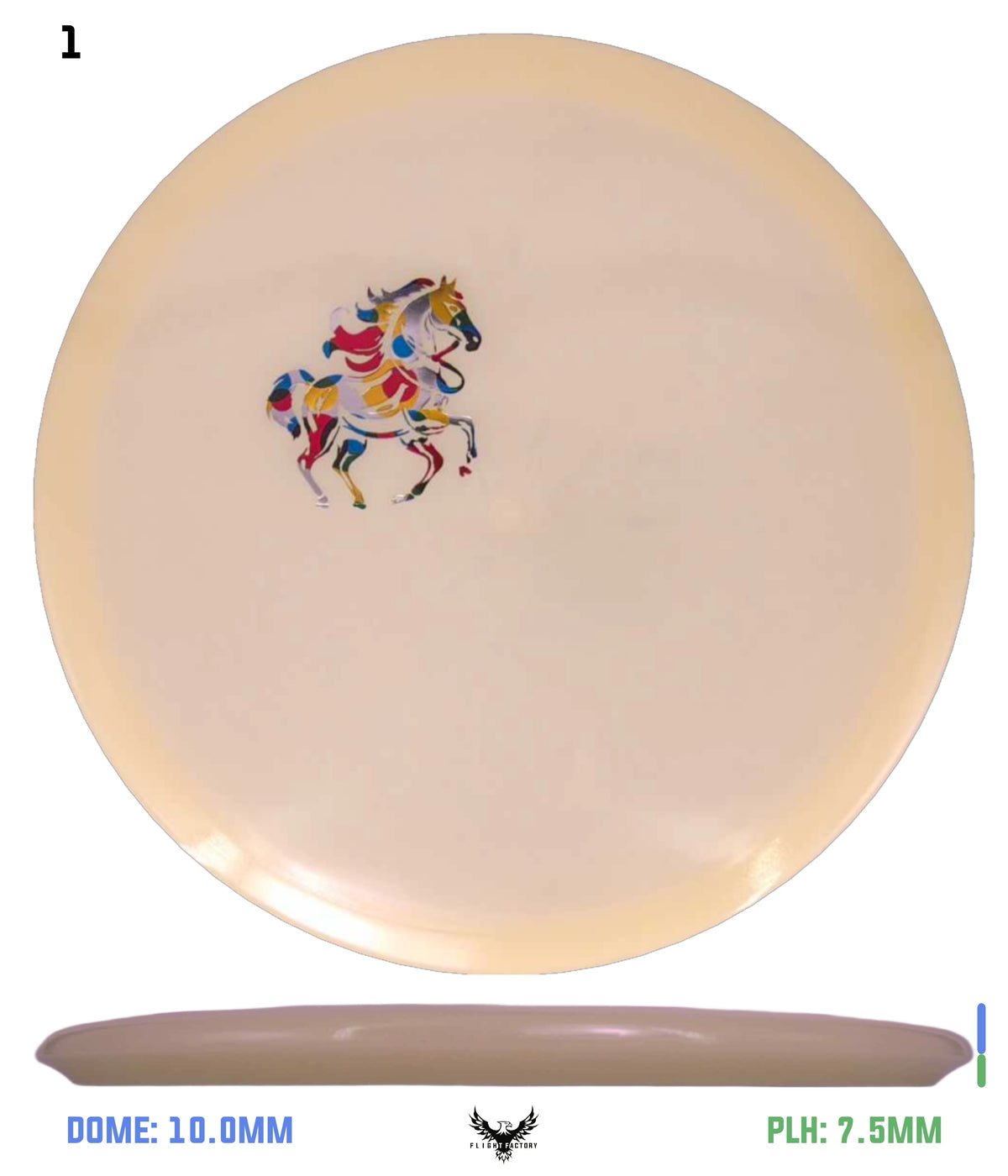 Mint Discs Nocturnal Mustang - Mini Stamp