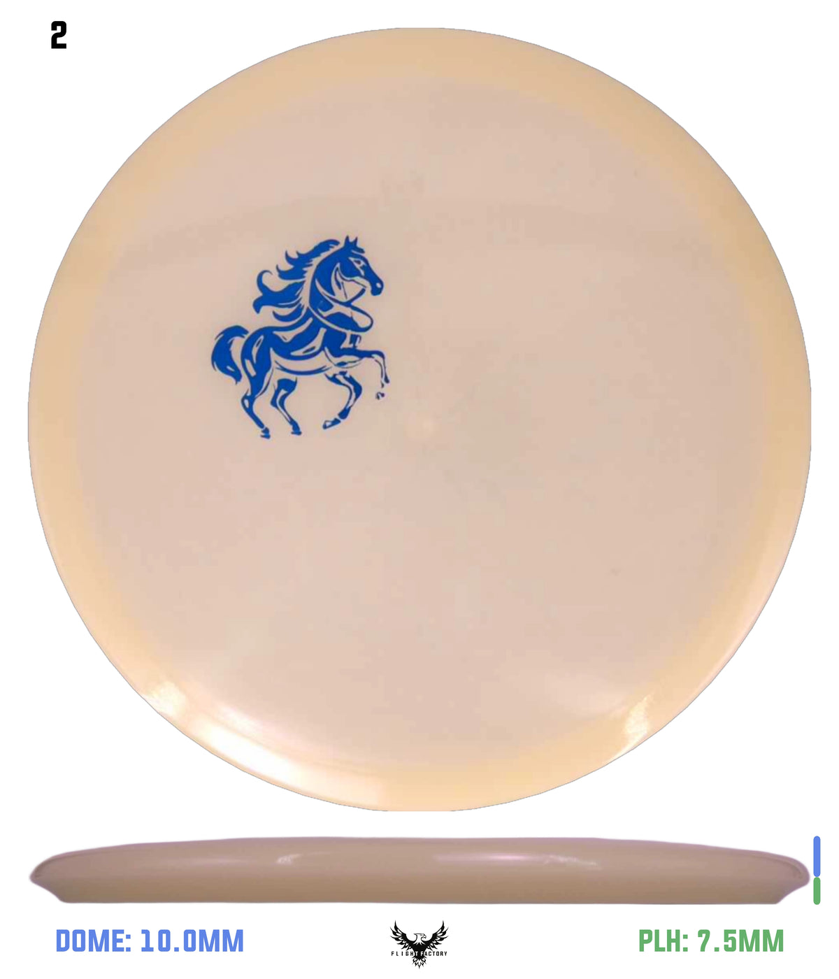 Mint Discs Nocturnal Mustang - Mini Stamp