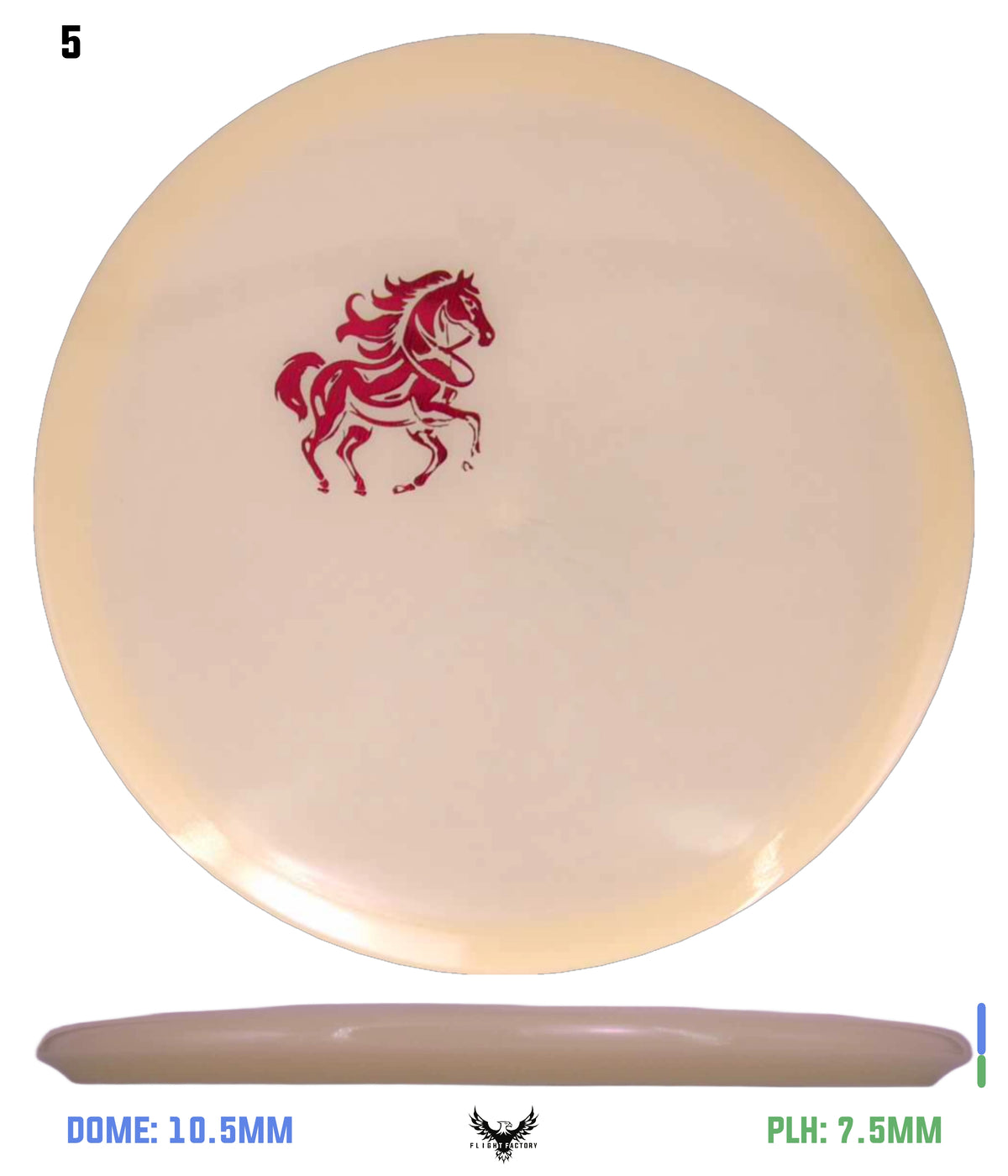 Mint Discs Nocturnal Mustang - Mini Stamp