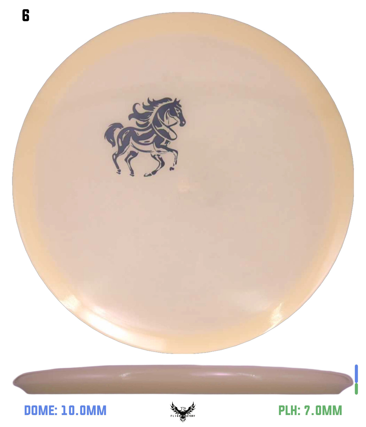 Mint Discs Nocturnal Mustang - Mini Stamp