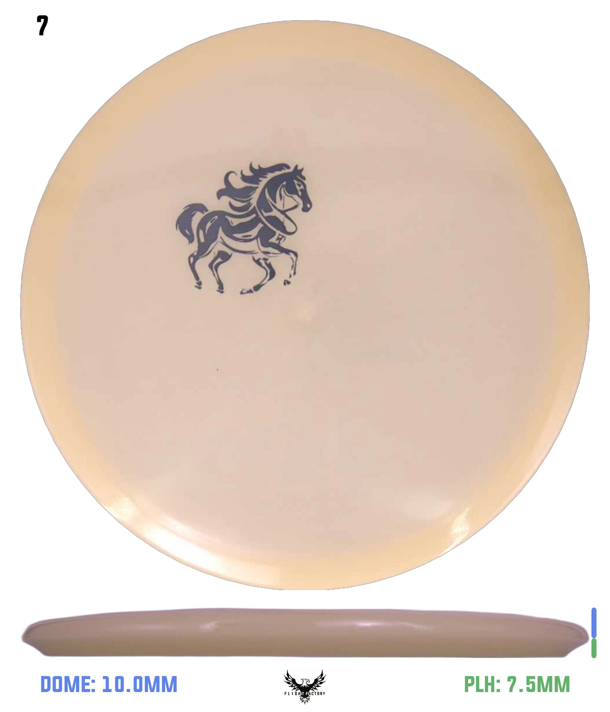 Mint Discs Nocturnal Mustang - Mini Stamp