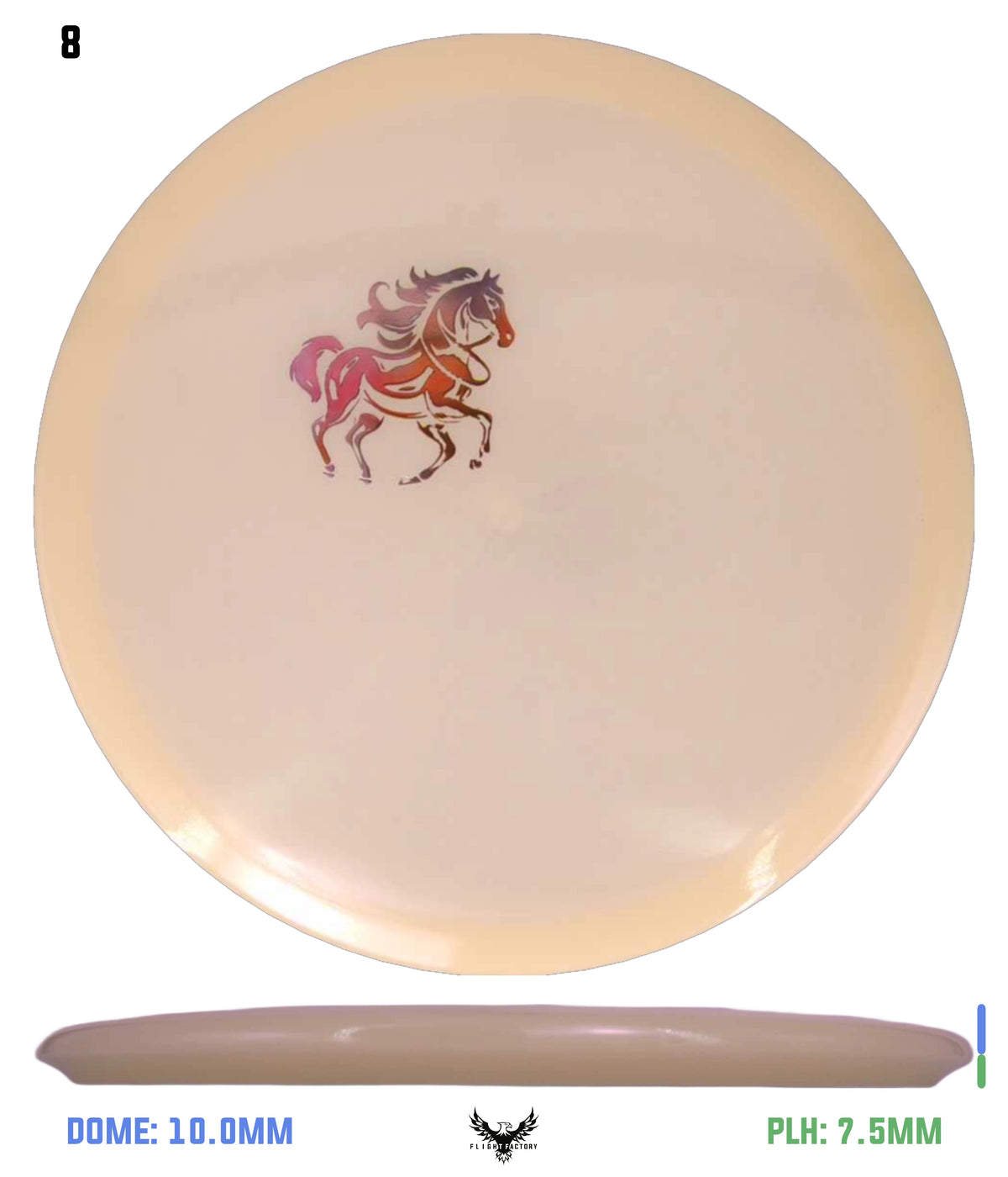 Mint Discs Nocturnal Mustang - Mini Stamp