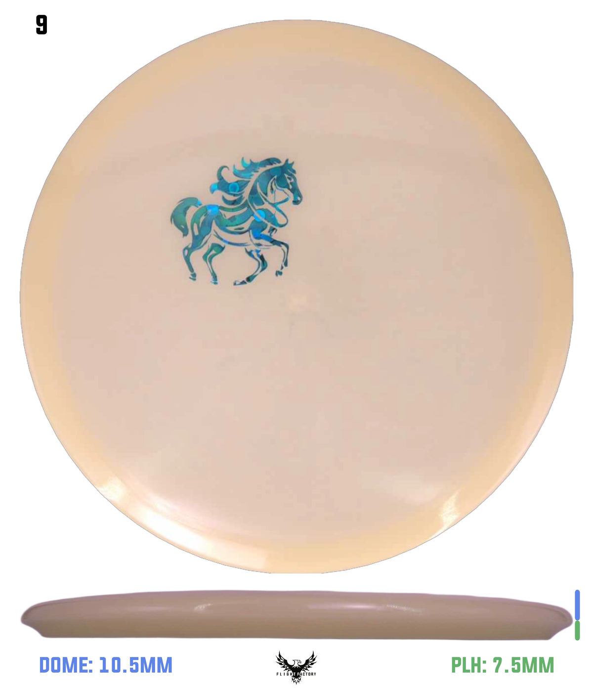 Mint Discs Nocturnal Mustang - Mini Stamp