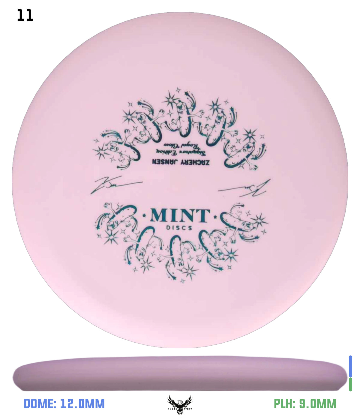 Mint Discs Royal Nocturnal Glow Medium Pickle - Zachery Jansen Signature Edition