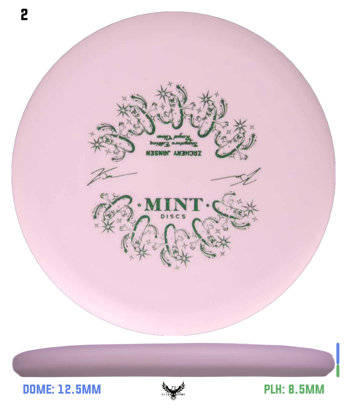 Mint Discs Royal Nocturnal Glow Medium Pickle - Zachery Jansen Signature Edition