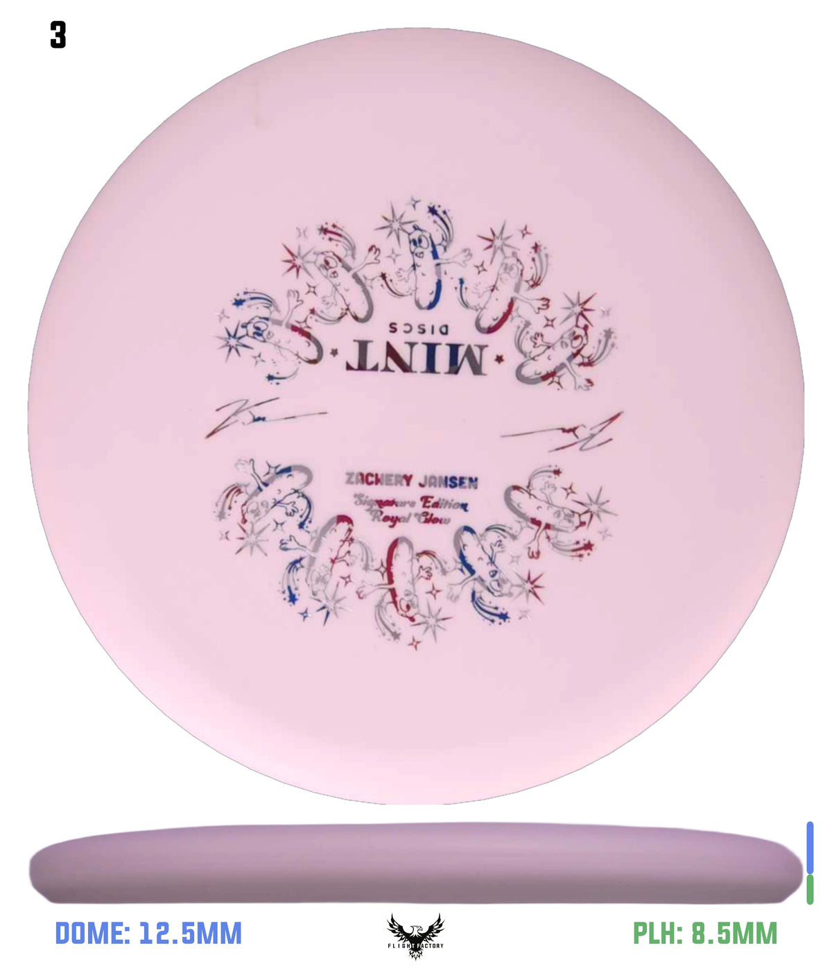 Mint Discs Royal Nocturnal Glow Medium Pickle - Zachery Jansen Signature Edition