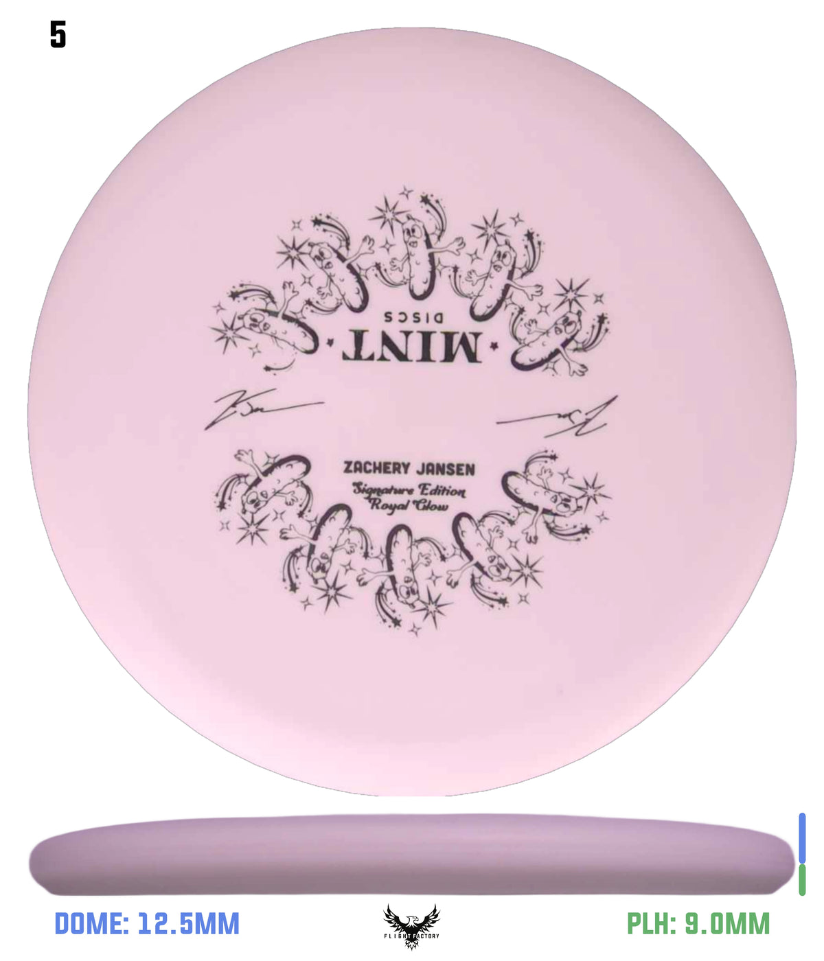 Mint Discs Royal Nocturnal Glow Medium Pickle - Zachery Jansen Signature Edition