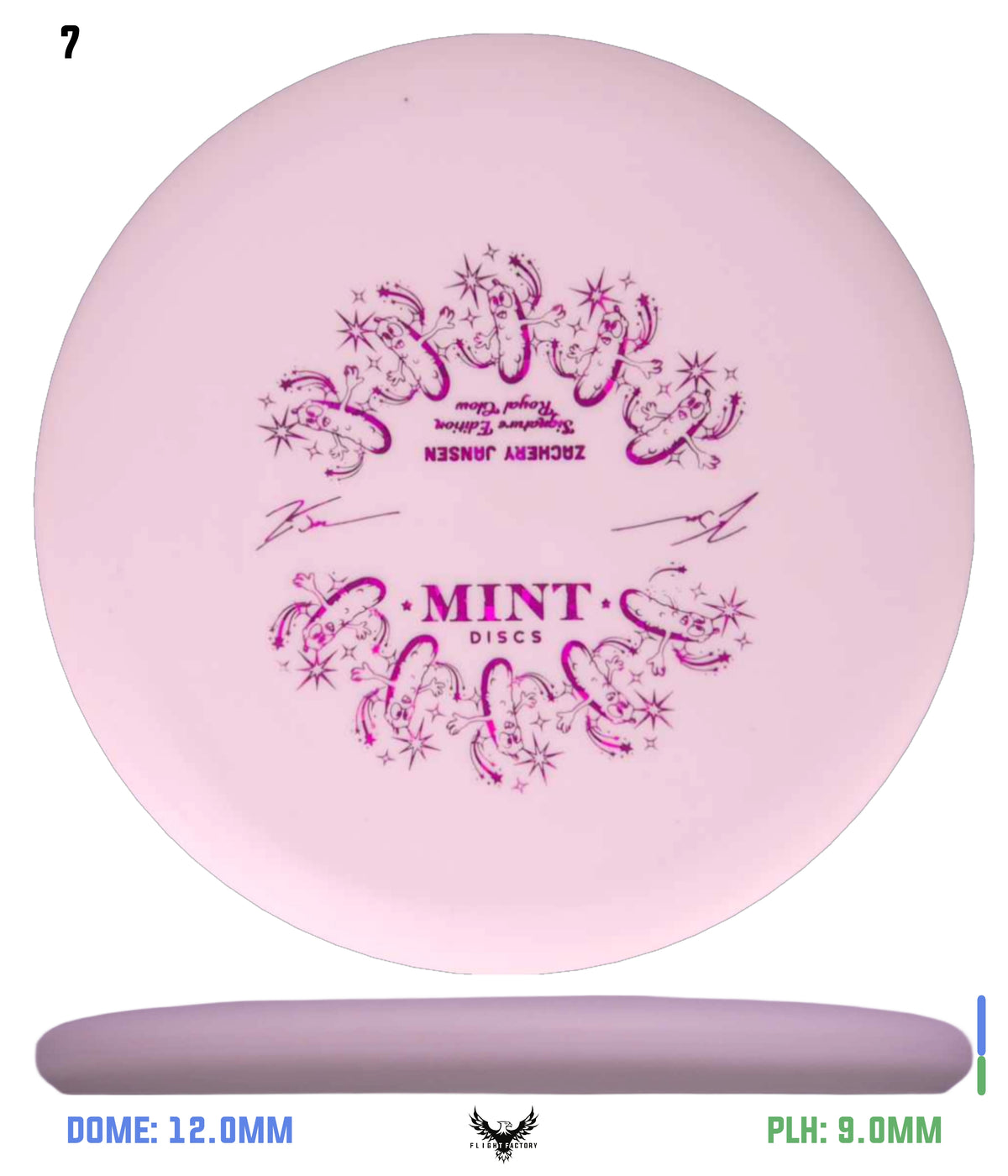 Mint Discs Royal Nocturnal Glow Medium Pickle - Zachery Jansen Signature Edition