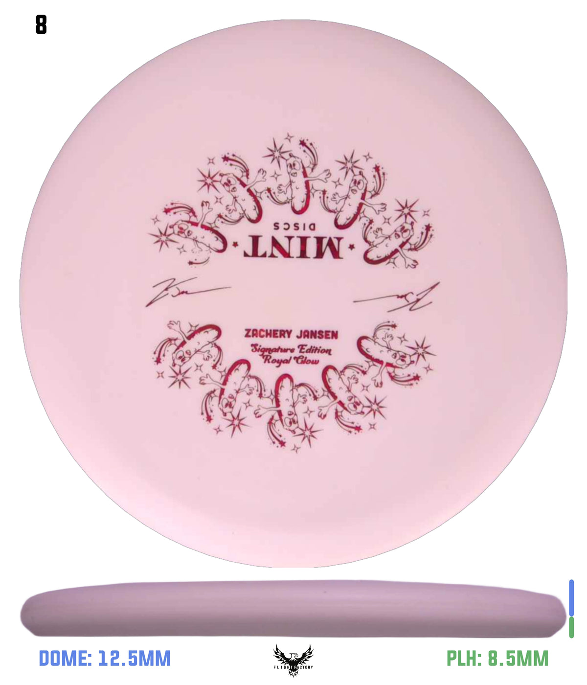 Mint Discs Royal Nocturnal Glow Medium Pickle - Zachery Jansen Signature Edition