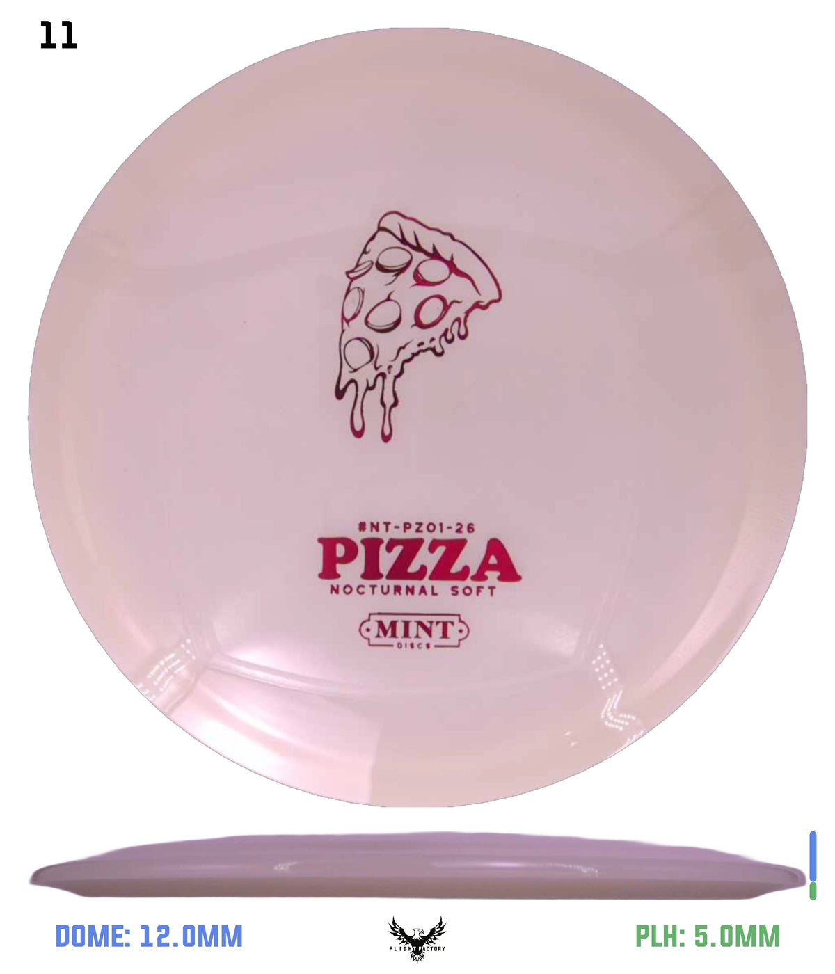 Mint Discs Nocturnal Glow Soft Pizza