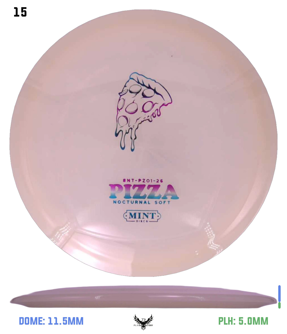 Mint Discs Nocturnal Glow Soft Pizza