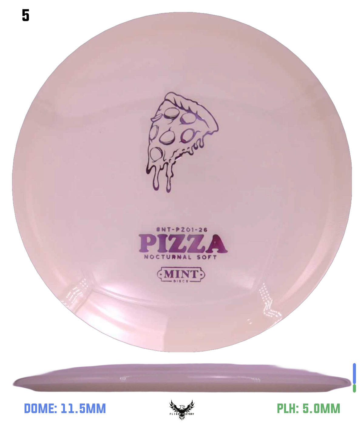Mint Discs Nocturnal Glow Soft Pizza