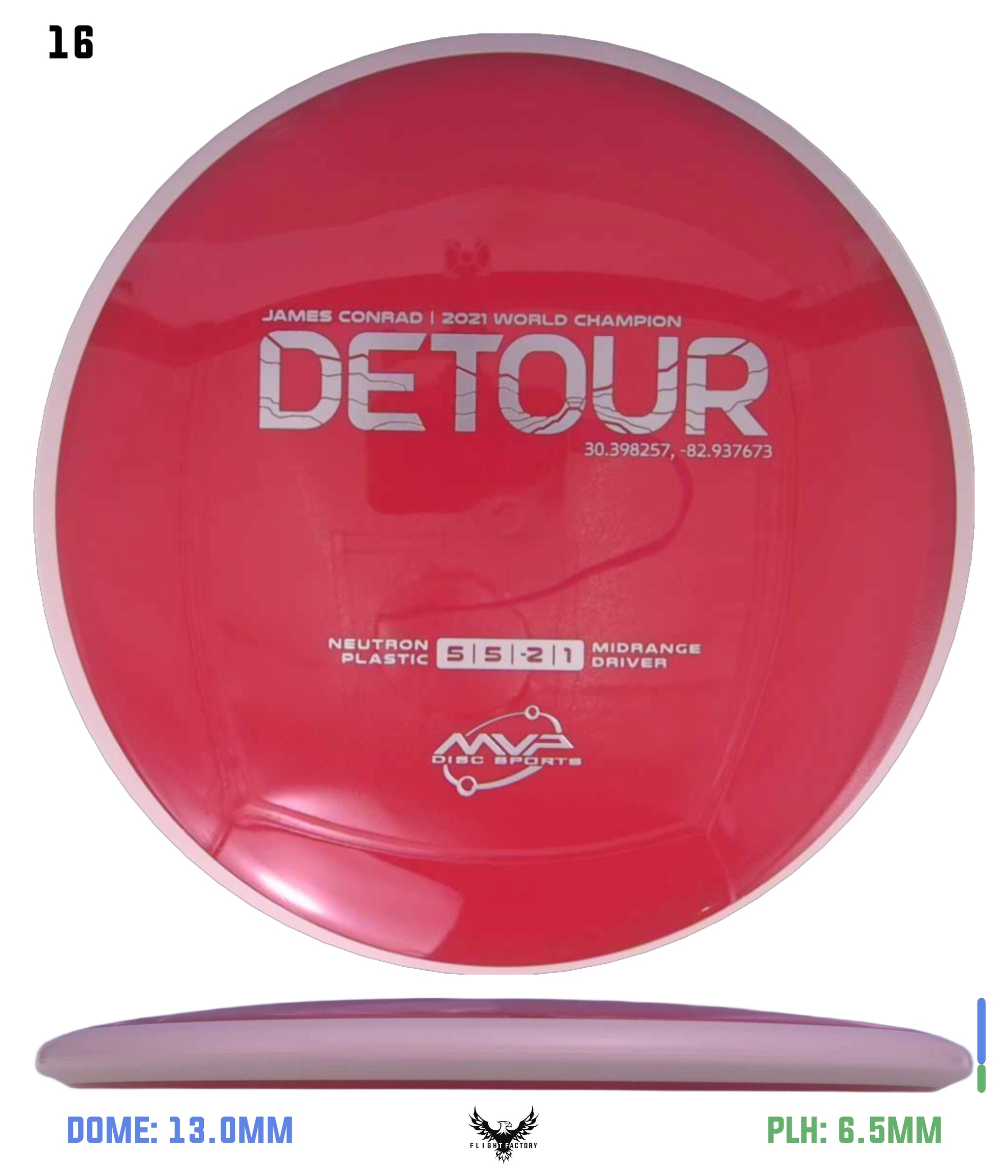 鋲ジャン　crust ハードコア　disclose MVP Neutron Detour - Project Lab Coat - Flight Factory Discs