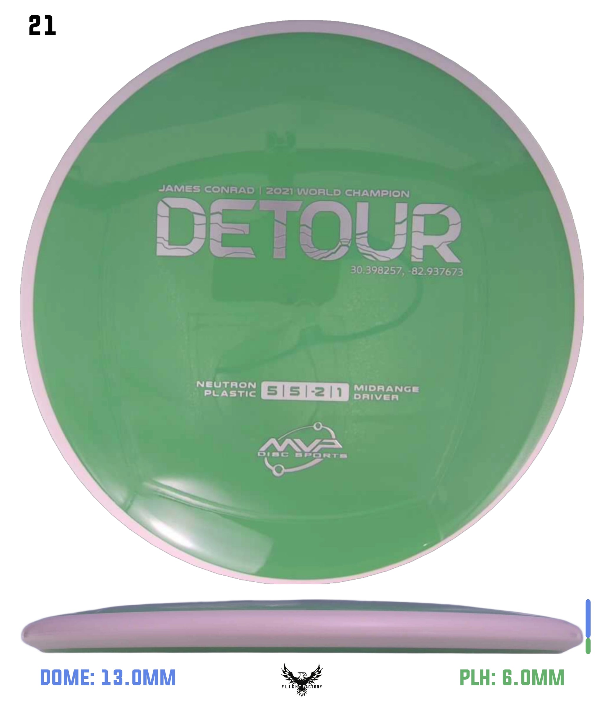 MVP Neutron Detour - Project Lab Coat - Flight Factory Discs