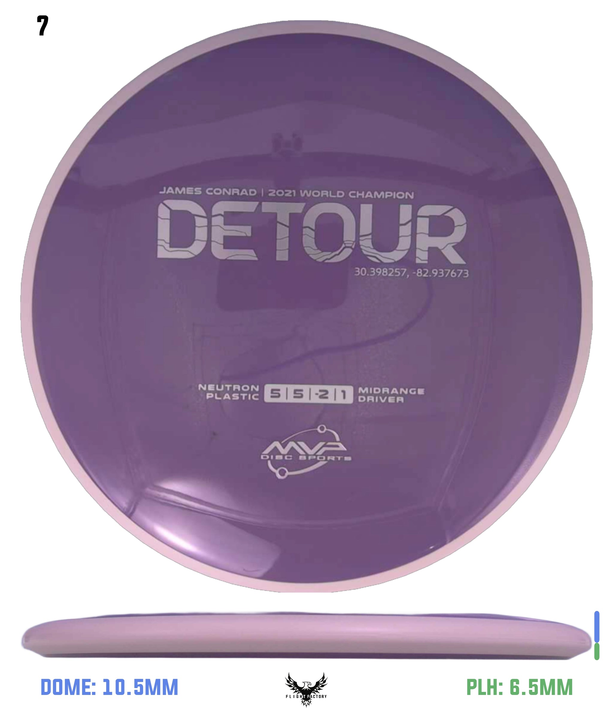 MVP Neutron Detour - Project Lab Coat - Flight Factory Discs