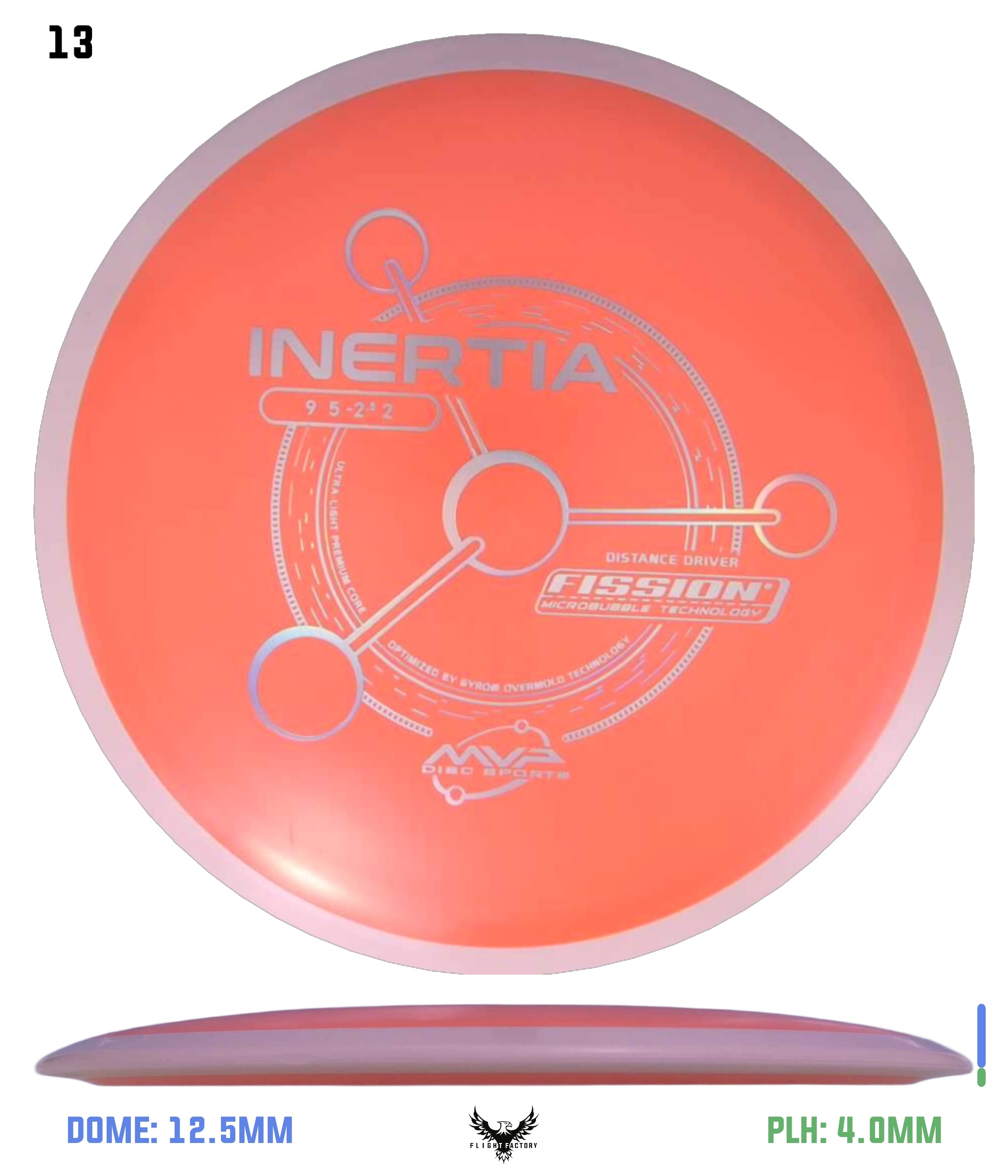 MVP Fission Inertia - Project Lab Coat - Flight Factory Discs