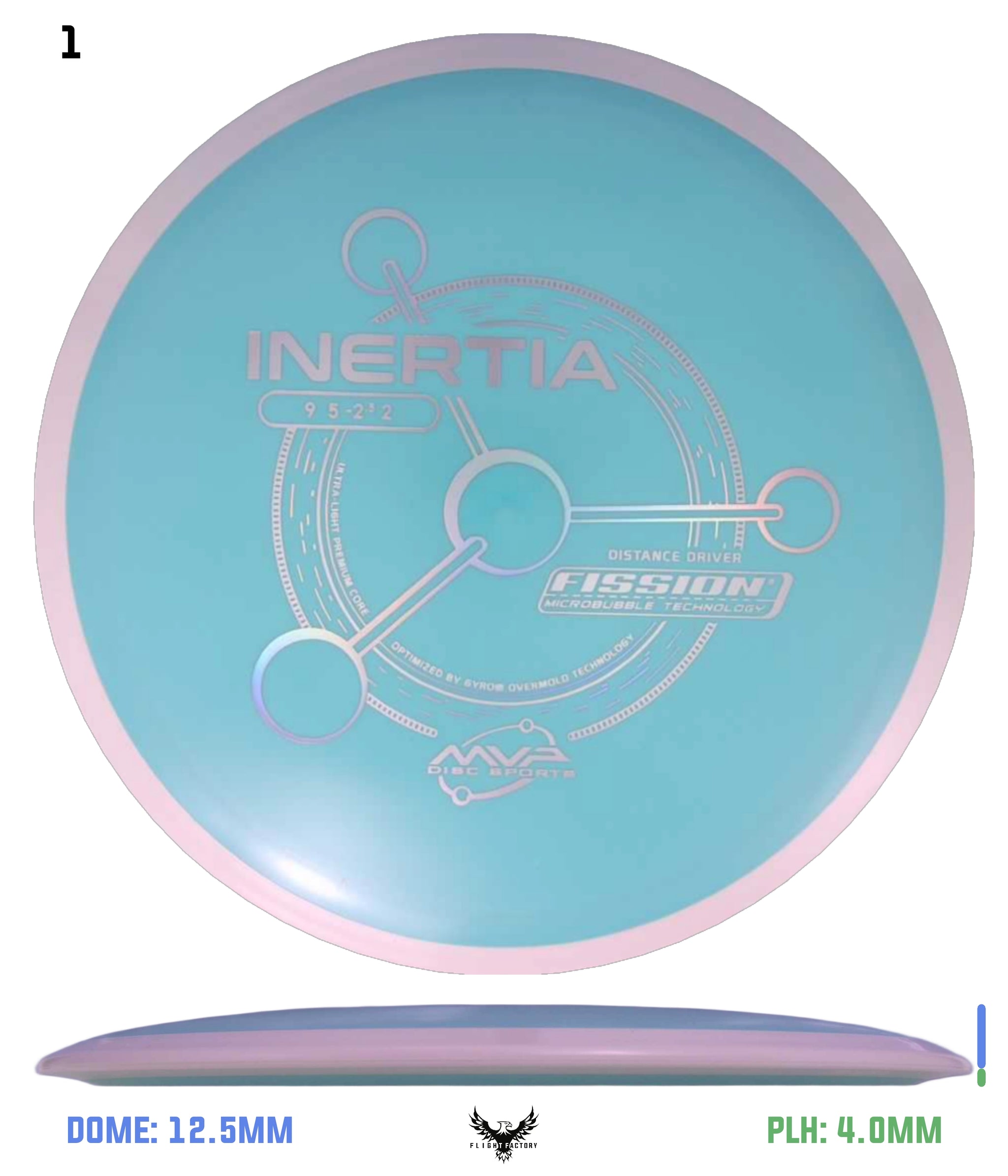 MVP Fission Inertia - Project Lab Coat - Flight Factory Discs
