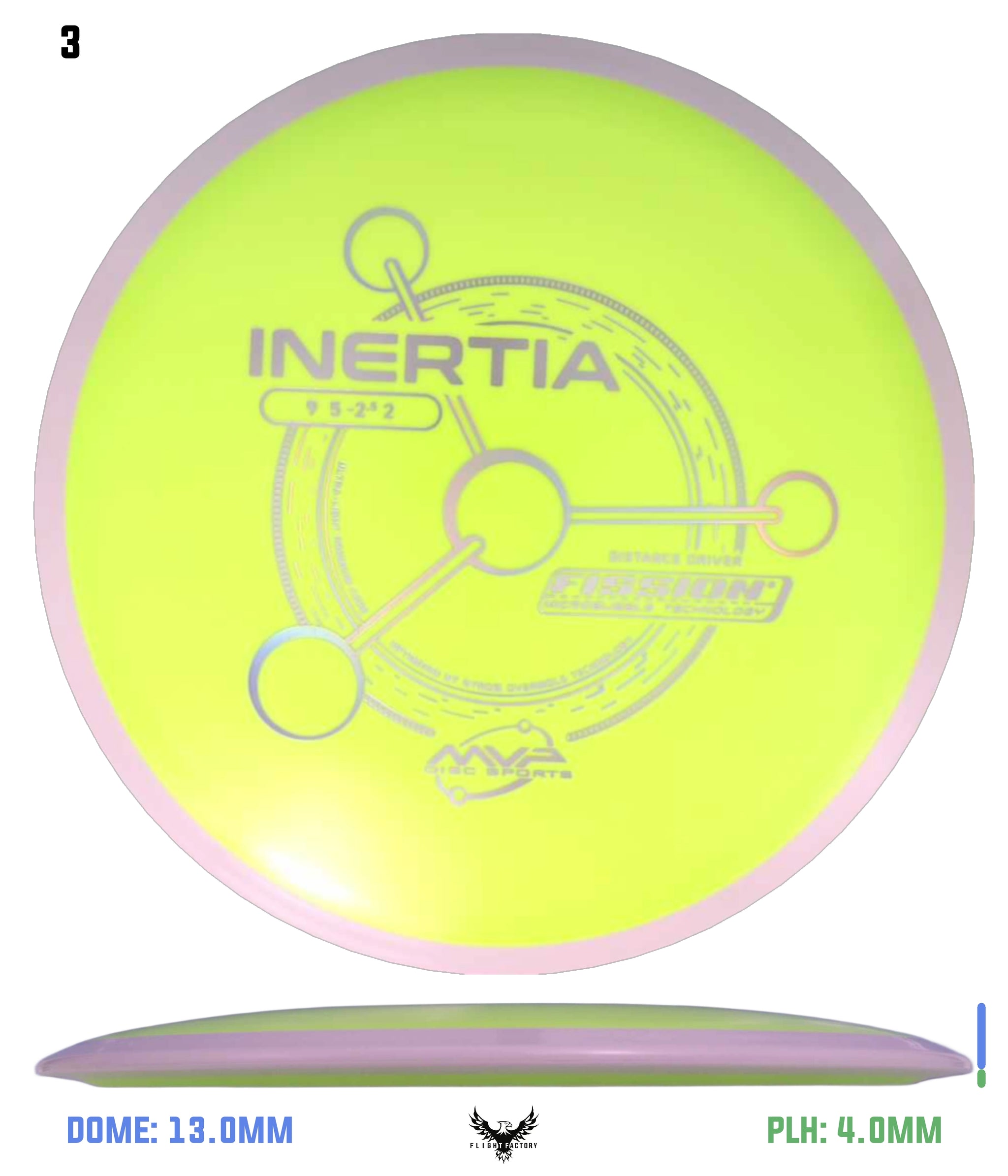 MVP Fission Inertia - Project Lab Coat - Flight Factory Discs