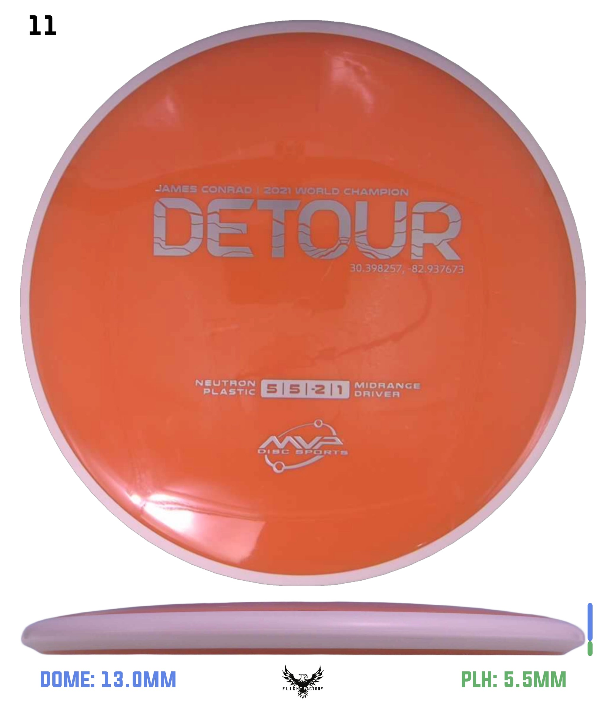 MVP Neutron Detour - Project Lab Coat - Flight Factory Discs