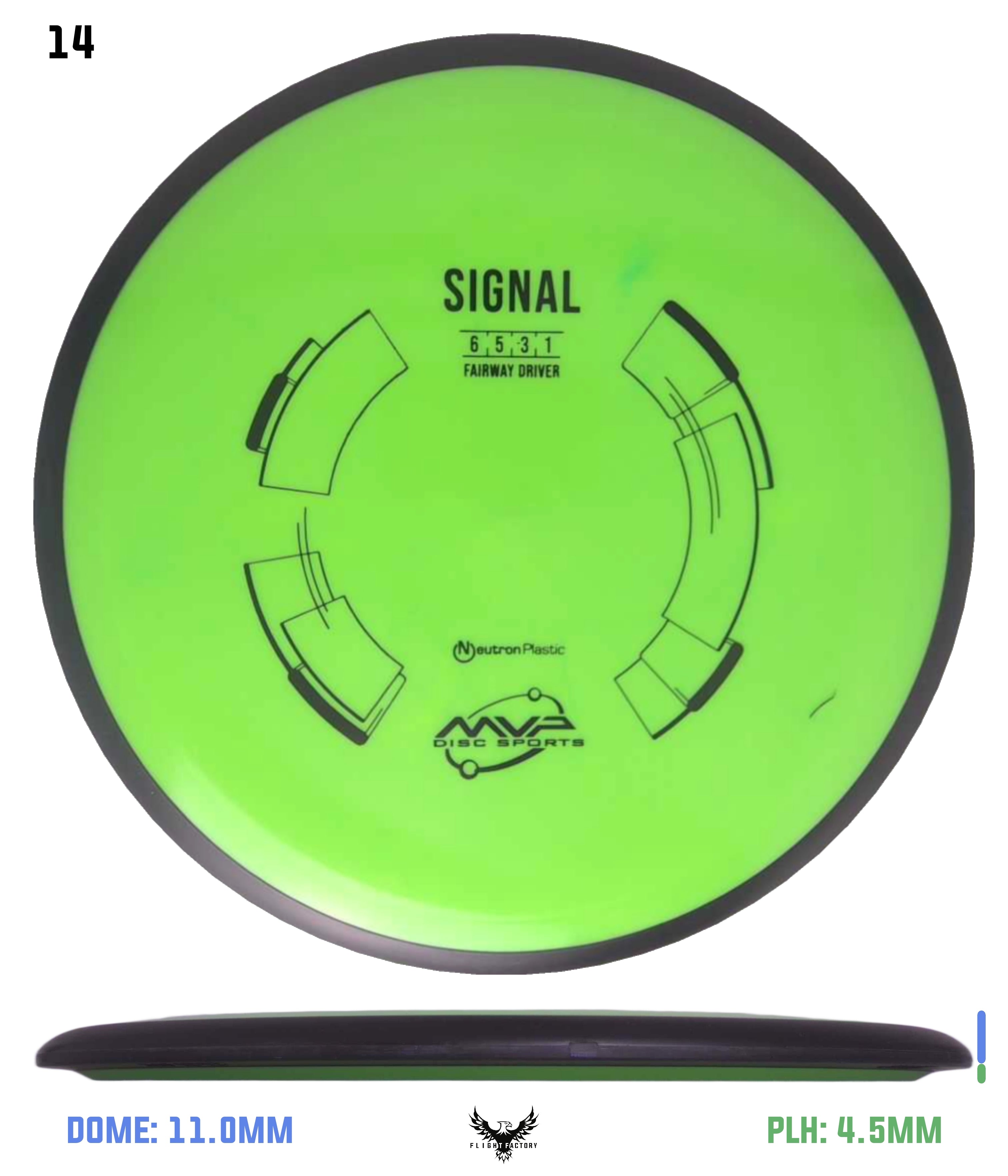 MVP Neutron Signal - Flight Factory Discs