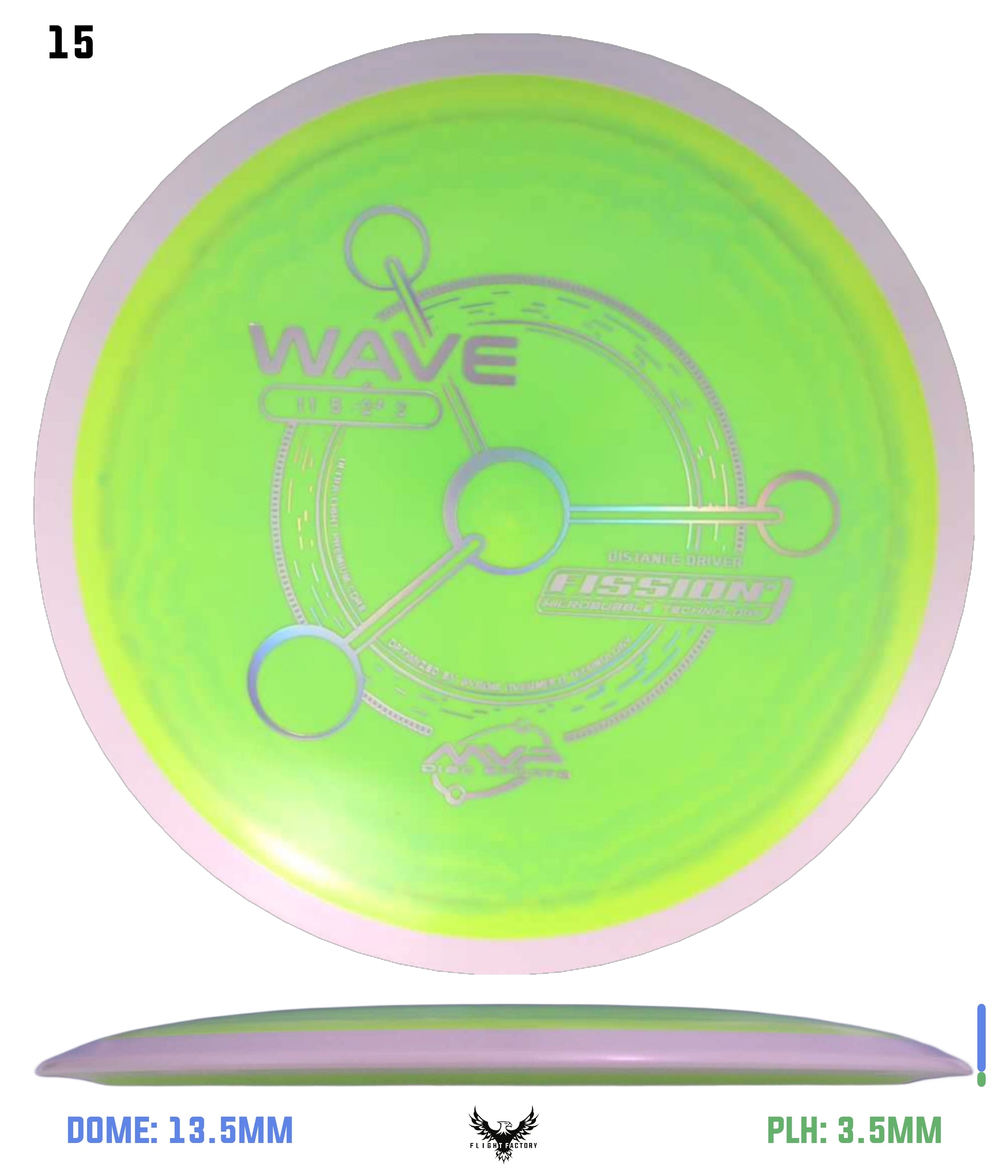 MVP Fission Wave - Project Lab Coat - Flight Factory Discs