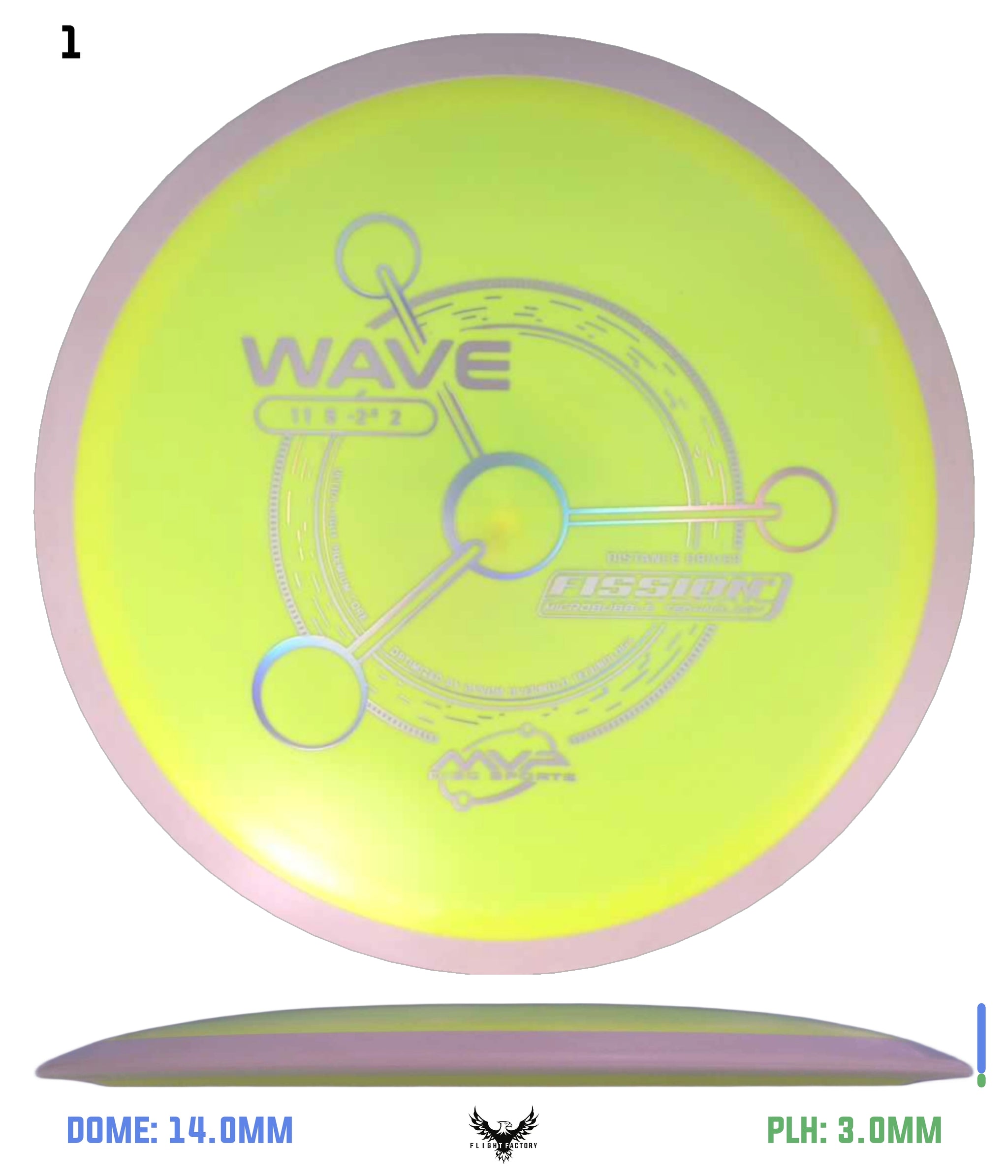 MVP Fission Wave - Project Lab Coat - Flight Factory Discs