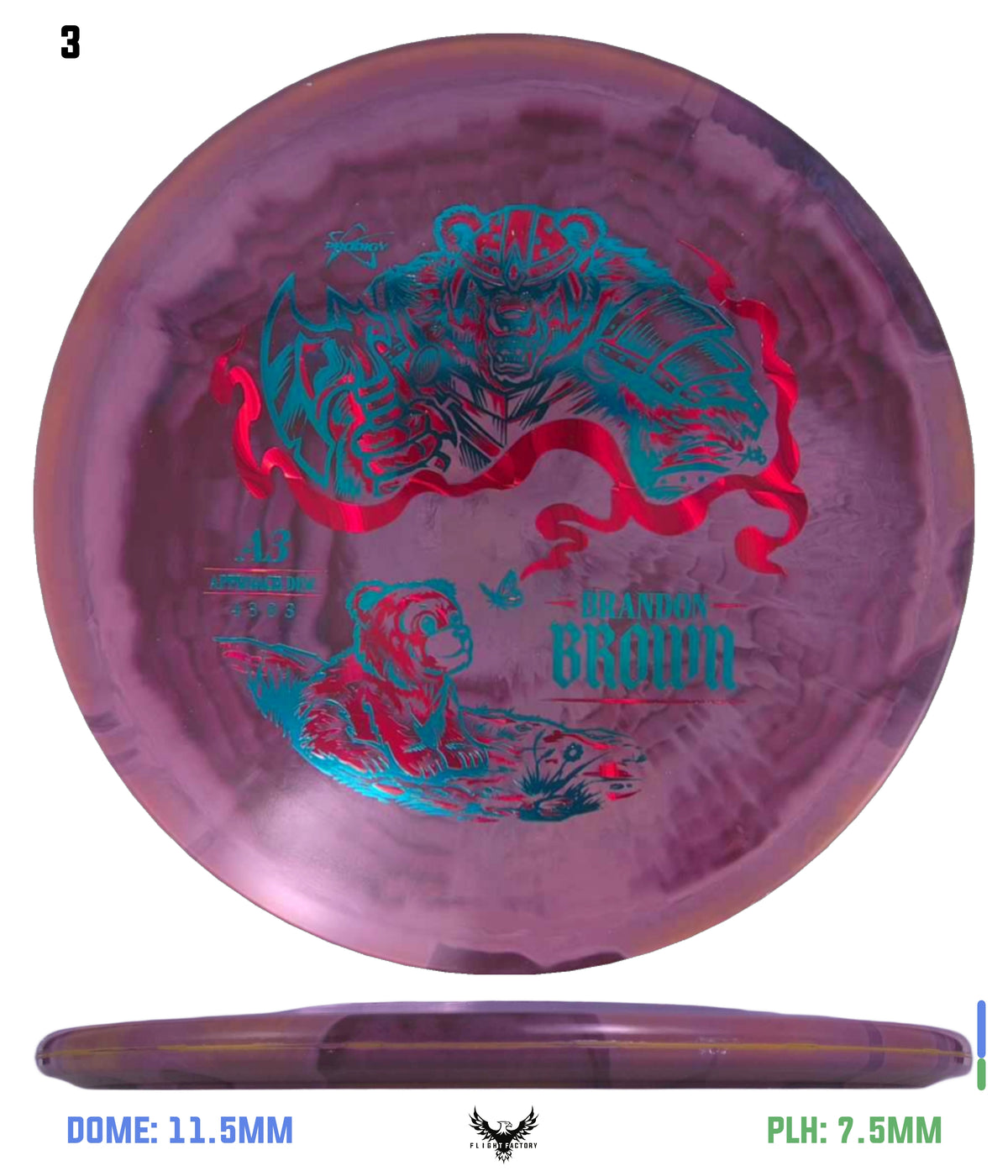 Prodigy A3 500 Spectrum Plastic - Brandon Brown 2026 Signature Series