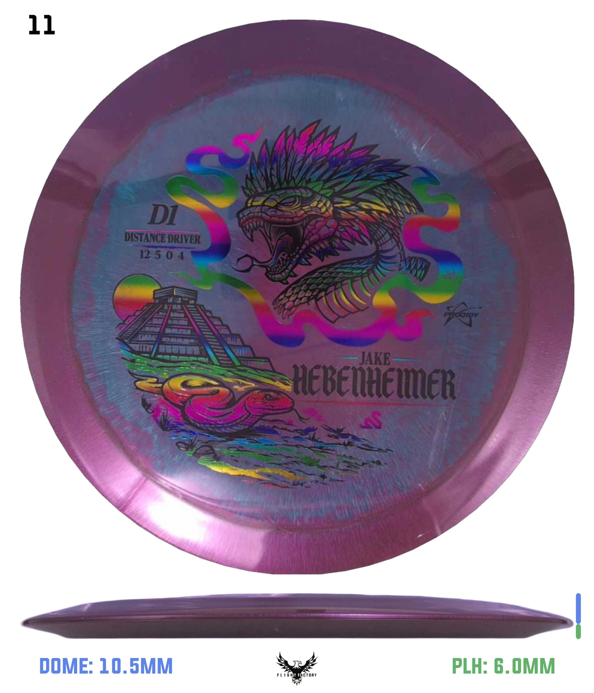 Prodigy D1 500 Spectrum Plastic - Jake Hebenheimer 2026 Signature Series