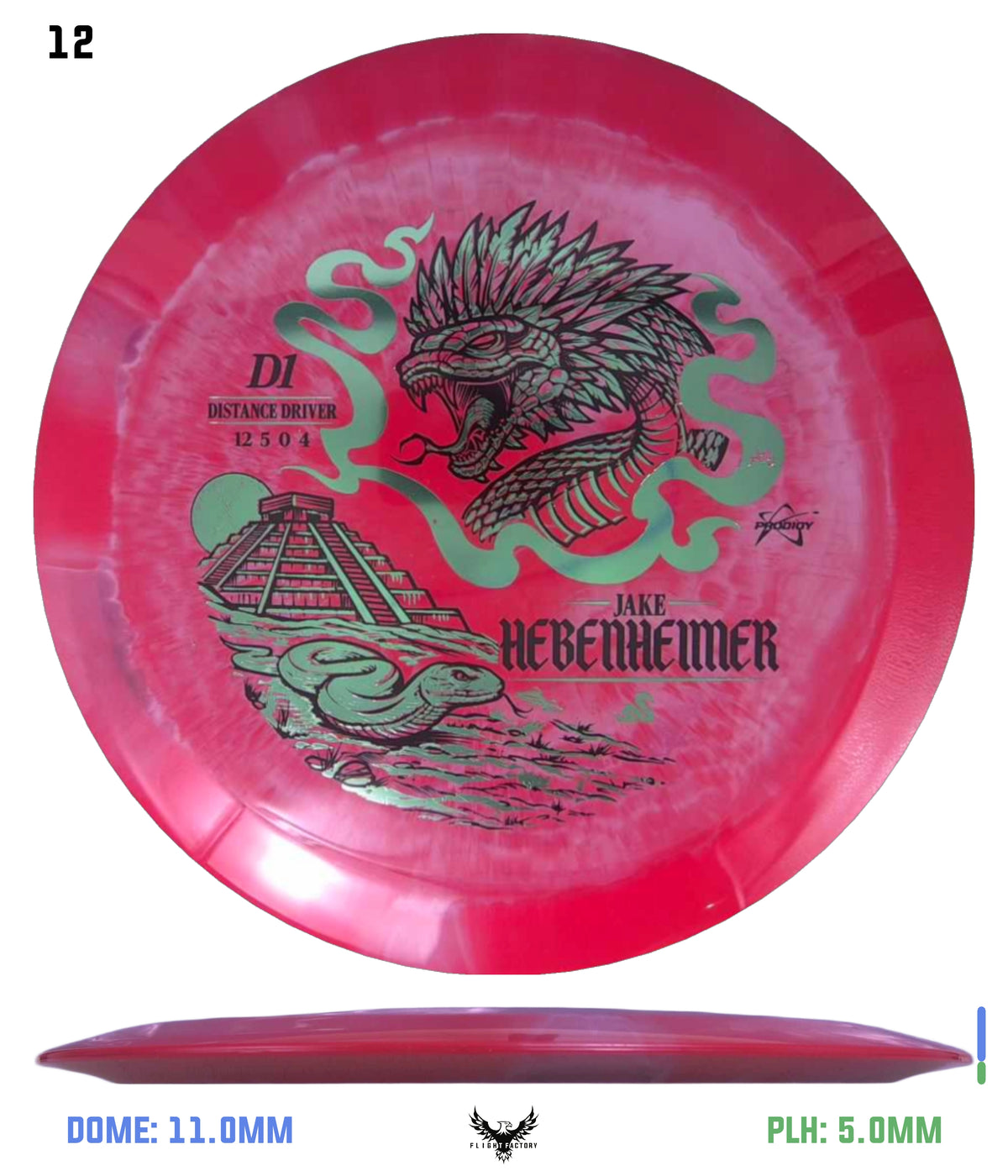 Prodigy D1 500 Spectrum Plastic - Jake Hebenheimer 2026 Signature Series