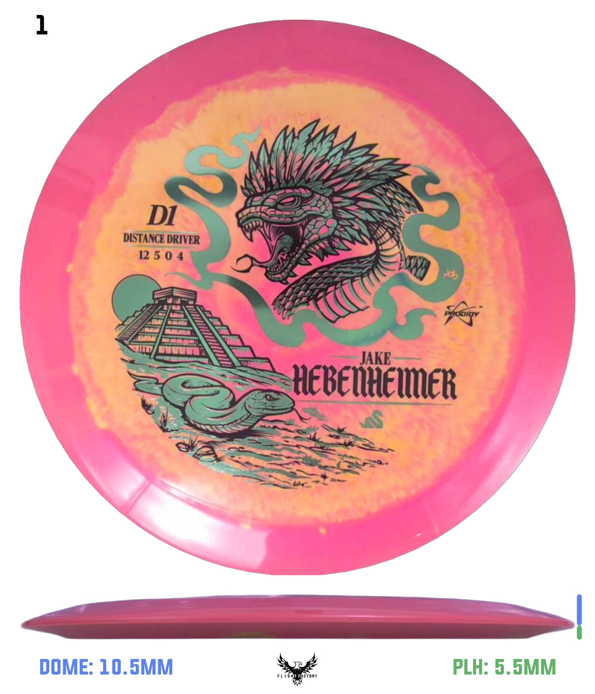 Prodigy D1 500 Spectrum Plastic - Jake Hebenheimer 2026 Signature Series
