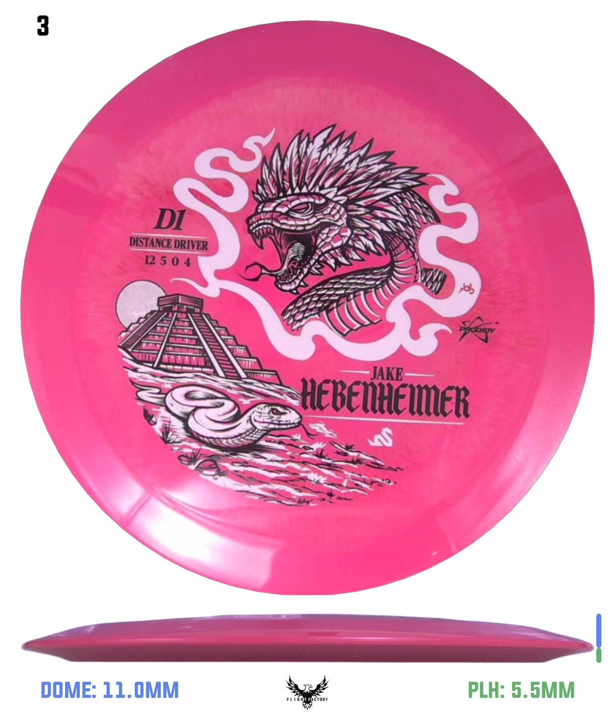 Prodigy D1 500 Spectrum Plastic - Jake Hebenheimer 2026 Signature Series