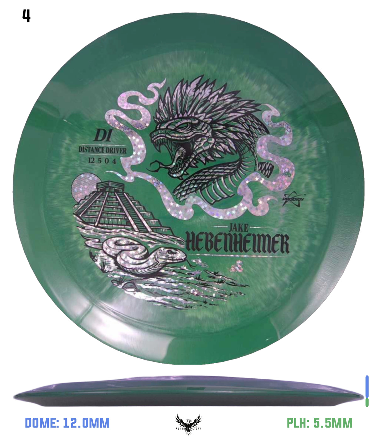 Prodigy D1 500 Spectrum Plastic - Jake Hebenheimer 2026 Signature Series