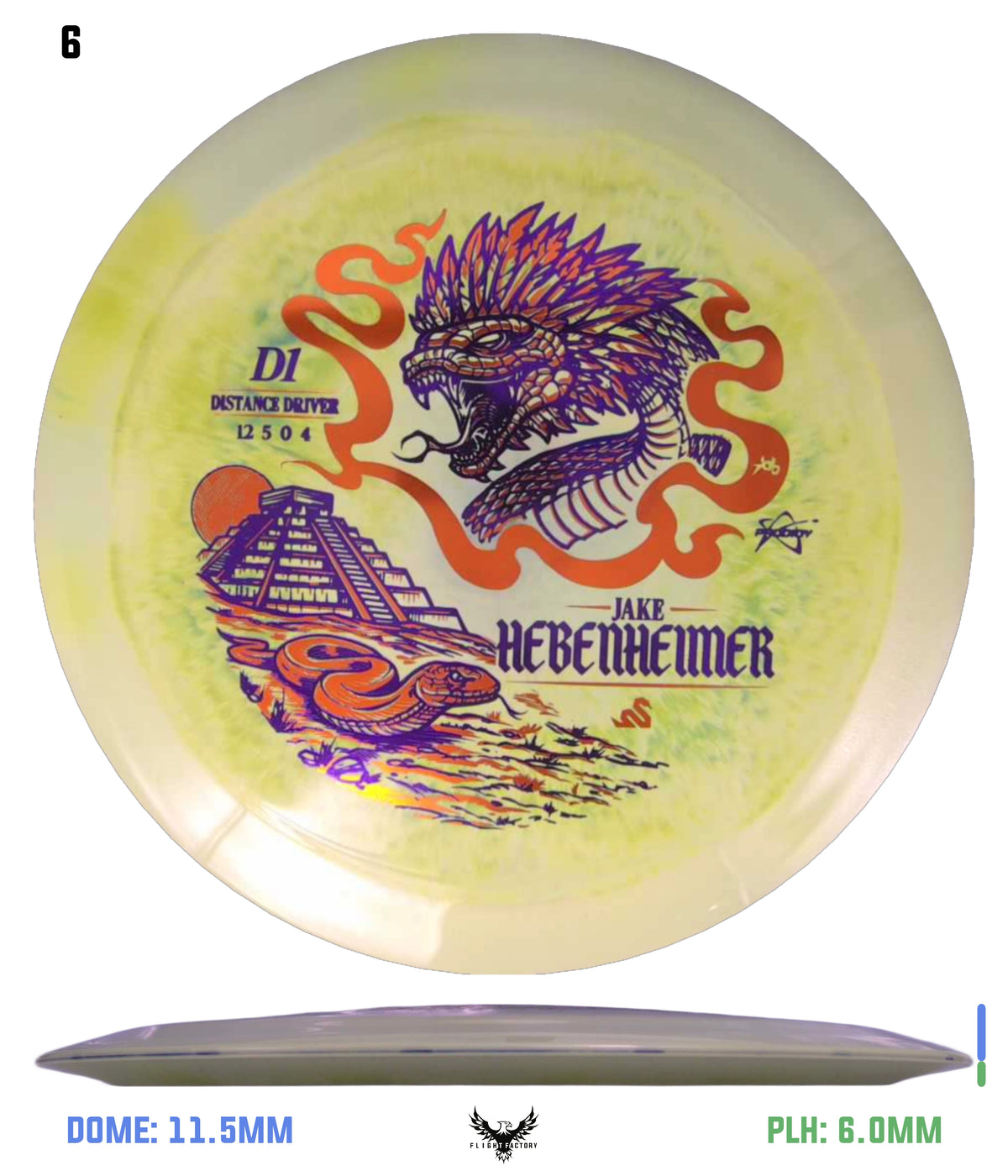 Prodigy D1 500 Spectrum Plastic - Jake Hebenheimer 2026 Signature Series