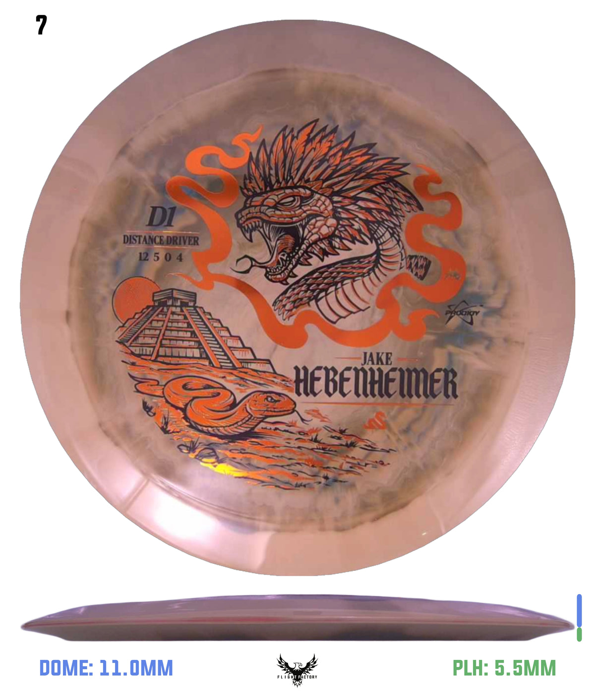 Prodigy D1 500 Spectrum Plastic - Jake Hebenheimer 2026 Signature Series