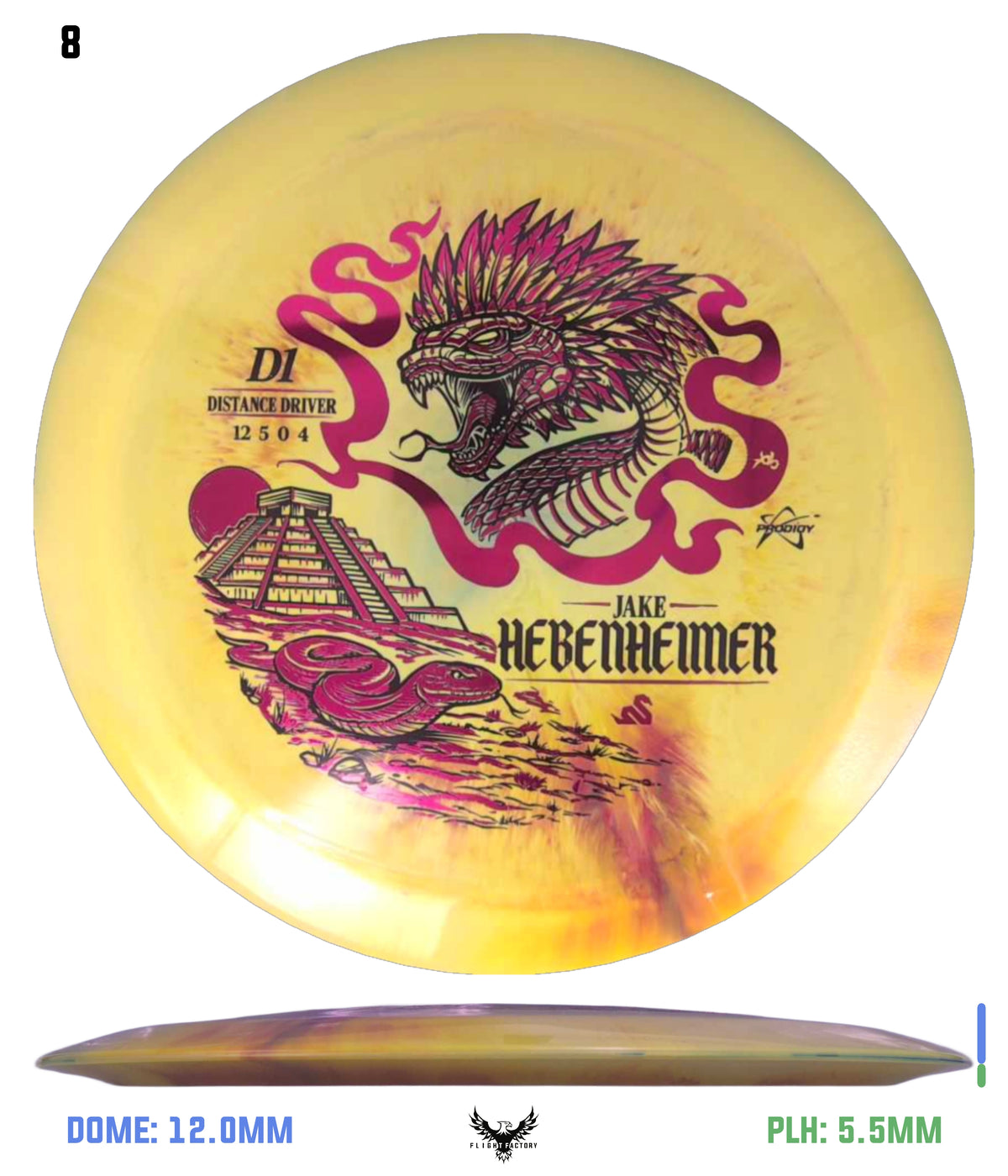 Prodigy D1 500 Spectrum Plastic - Jake Hebenheimer 2026 Signature Series
