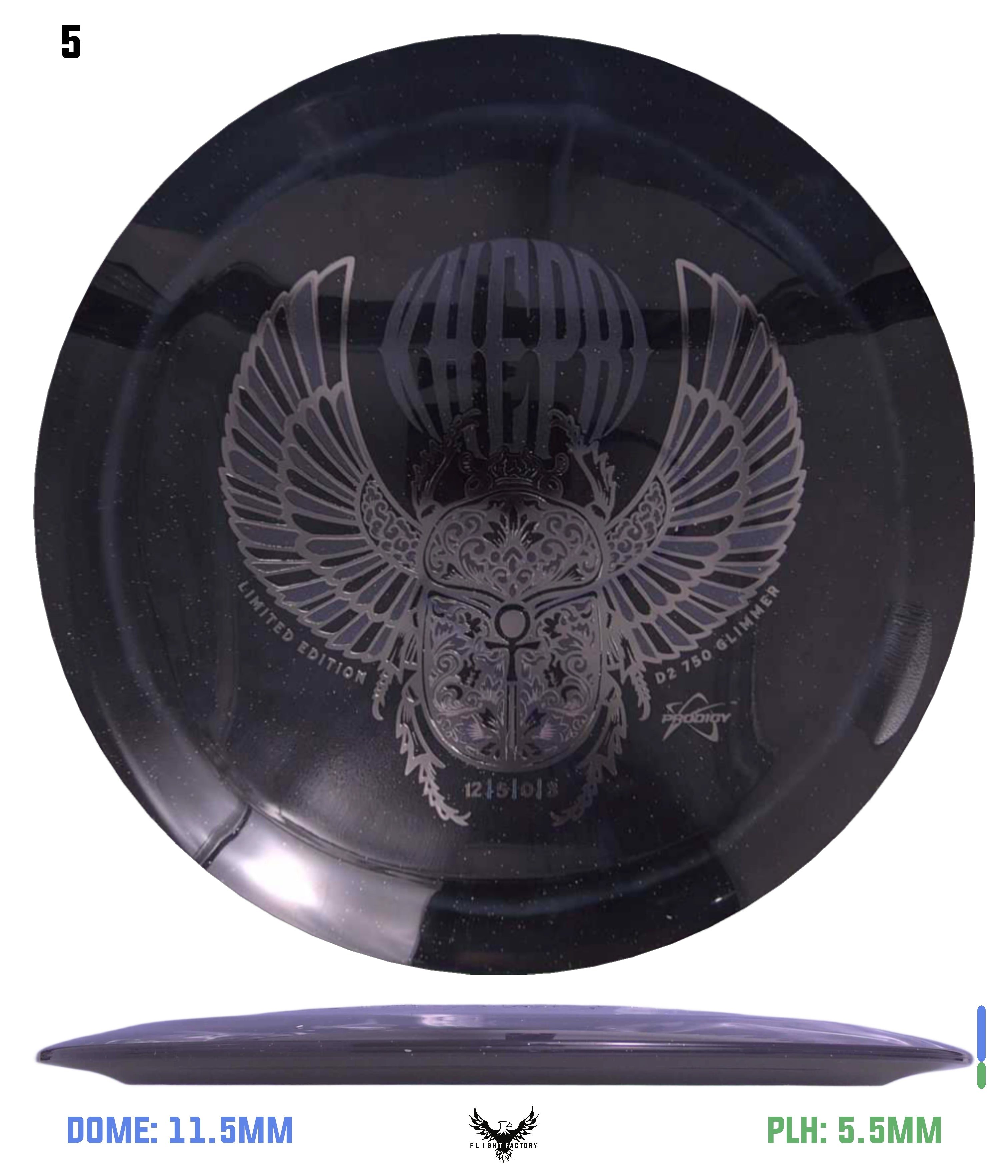 Prodigy 750 Glimmer D2 - Kherpi Stamp - Flight Factory Discs